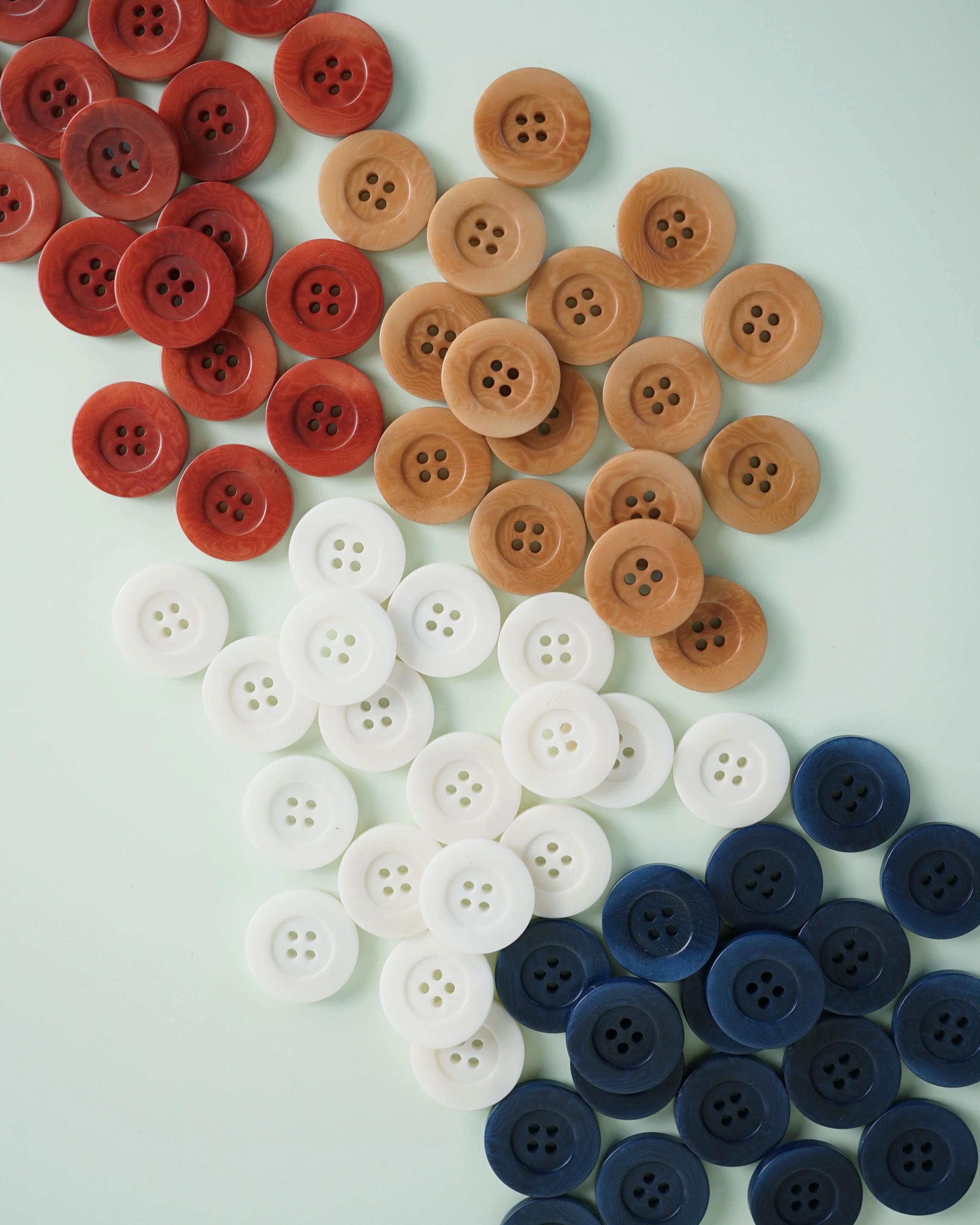 Amber 1" Corozo Nut Buttons - Image 4