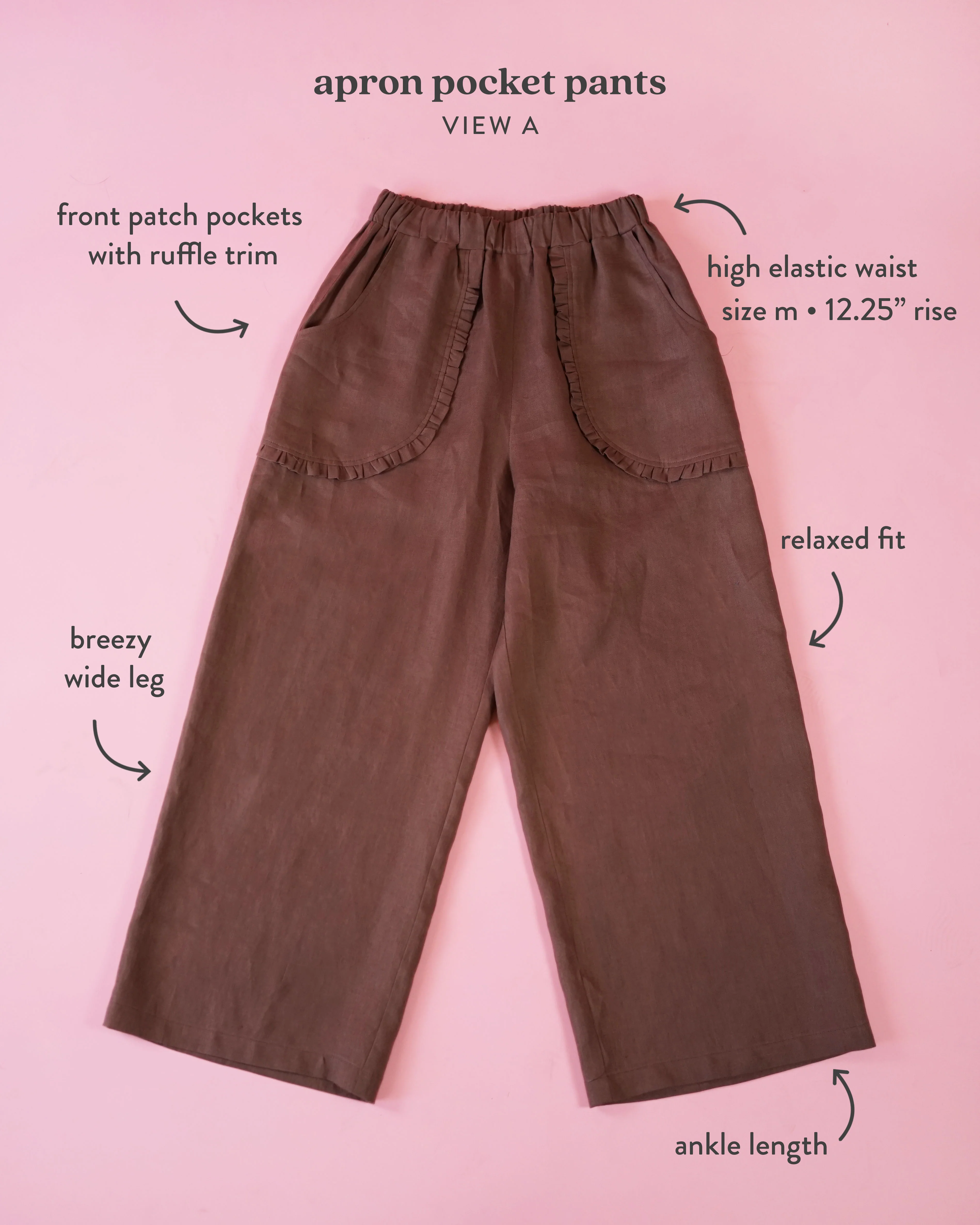 Apron Pocket Pants PDF Sewing Pattern - Image 17