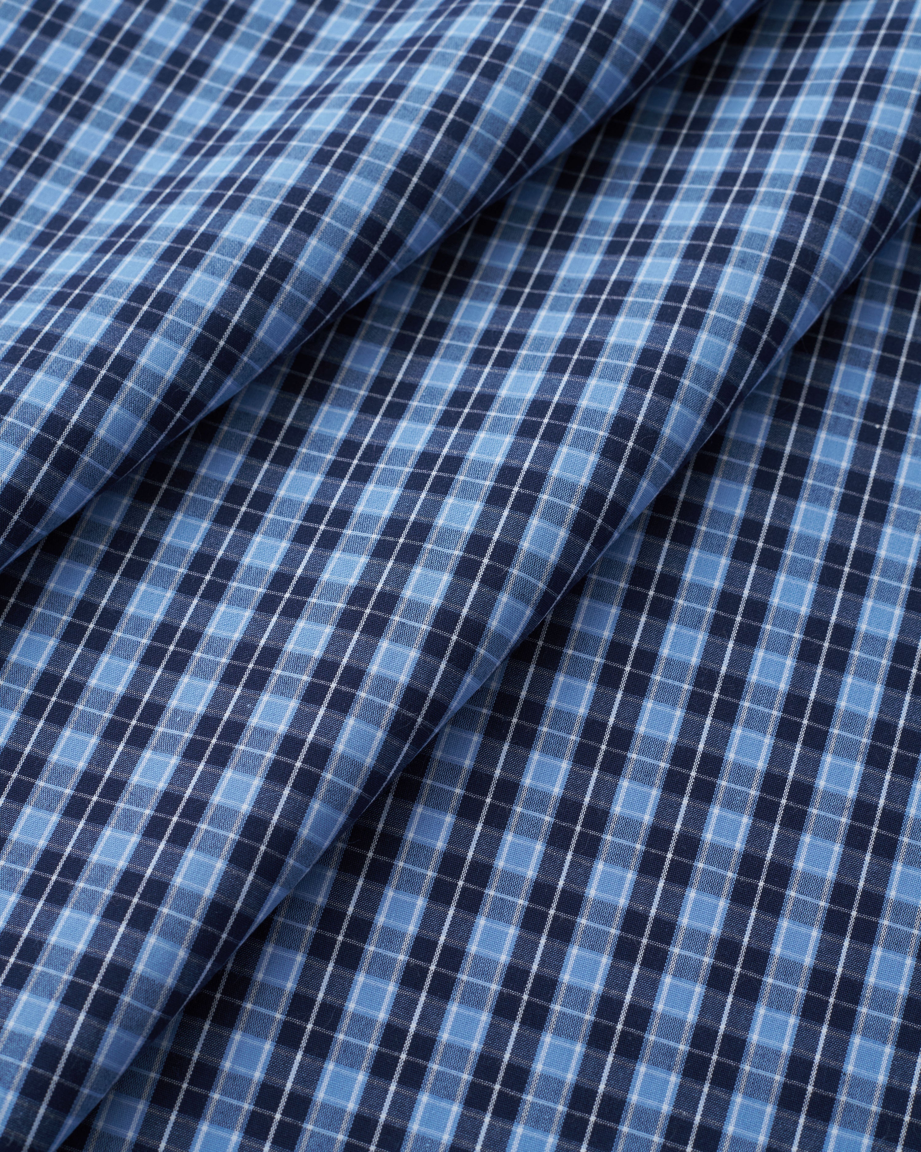 Blue 90s Plaid Cotton - Image 3
