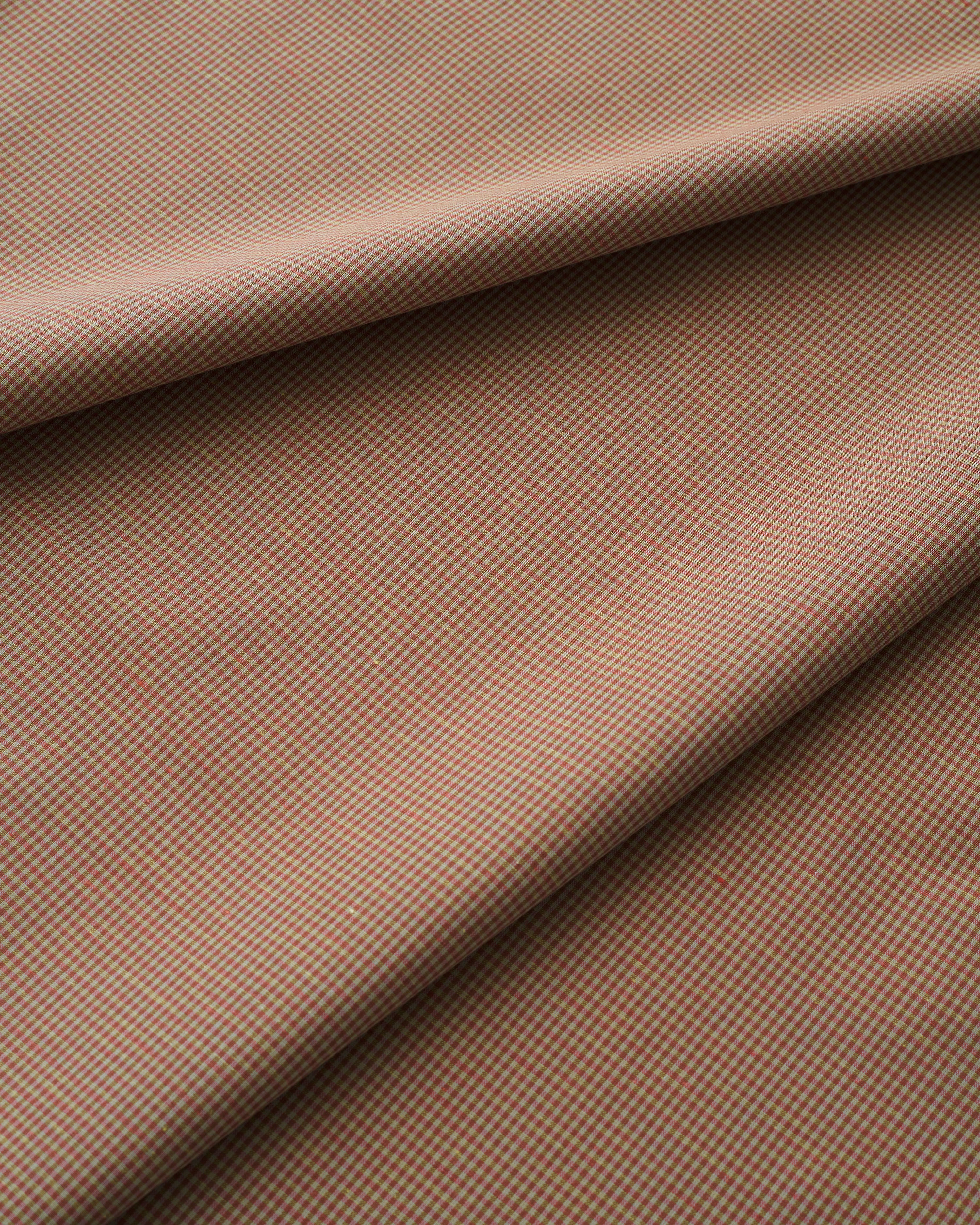 Butterscotch Blush Tiny Gingham Linen Cotton - Image 2