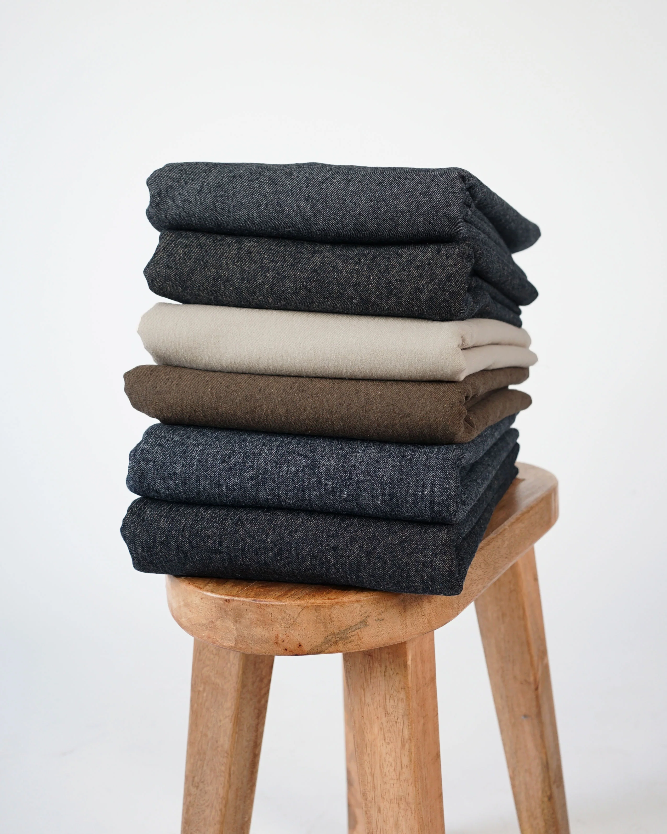 Indigo Linen Cotton Denim - Image 4