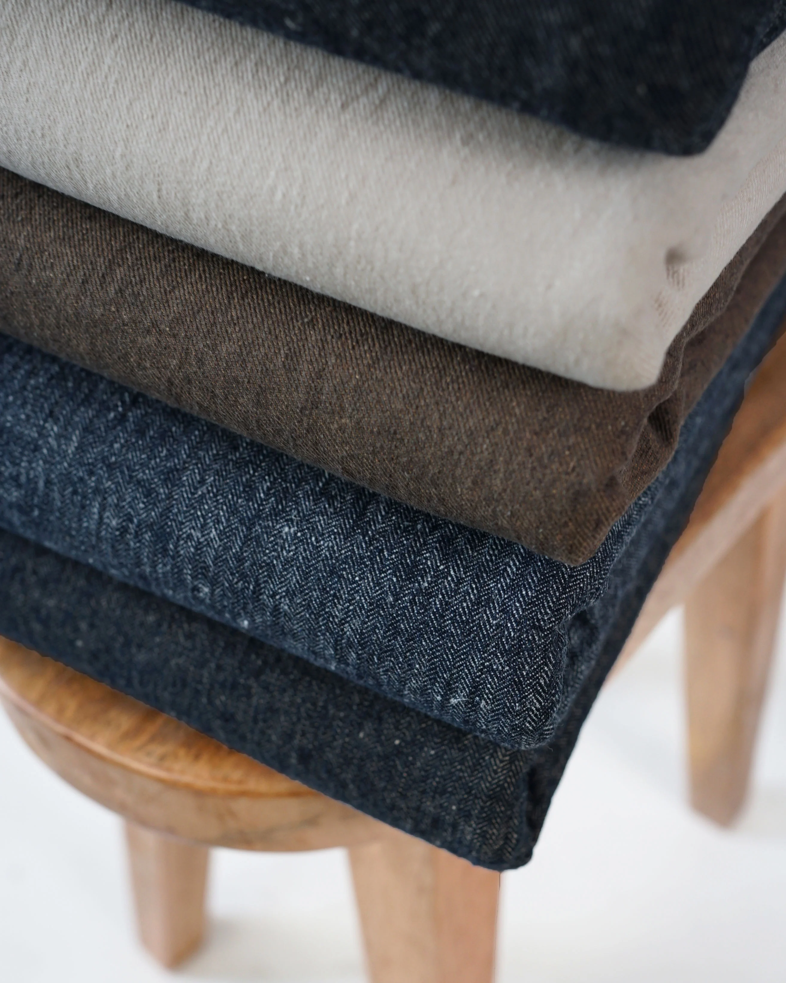 Indigo Linen Cotton Denim - Image 5