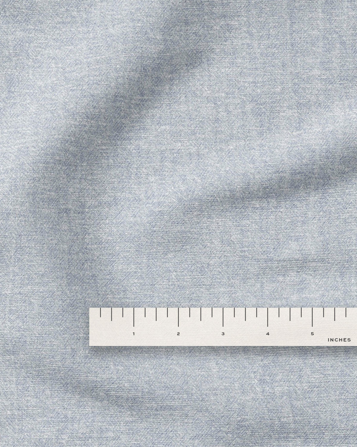 Cast Blue Heathered Stonewash Cotton Linen - Image 3