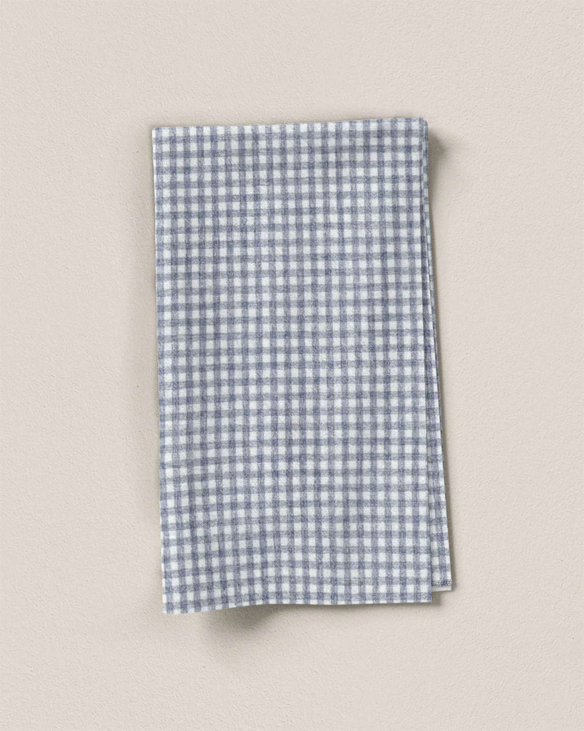Cast Blue Little Gingham Stonewash Cotton Linen - Image 2