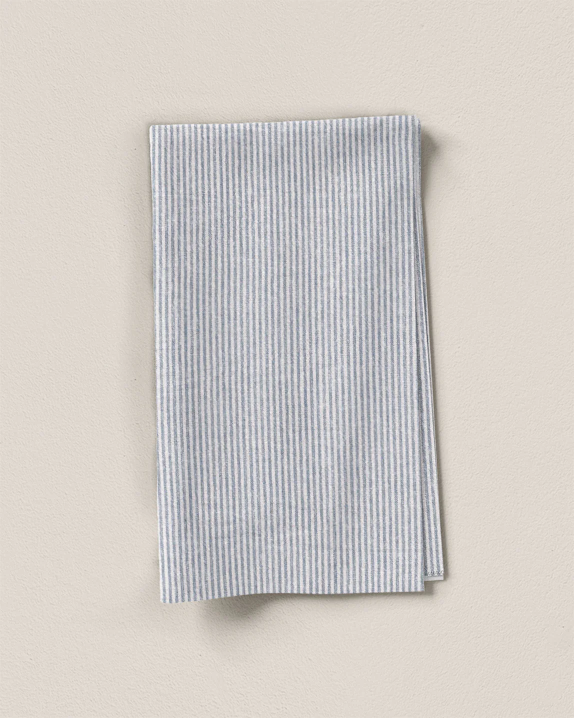 Cast Blue Railroad Stripe Stonewash Cotton Linen - Image 2