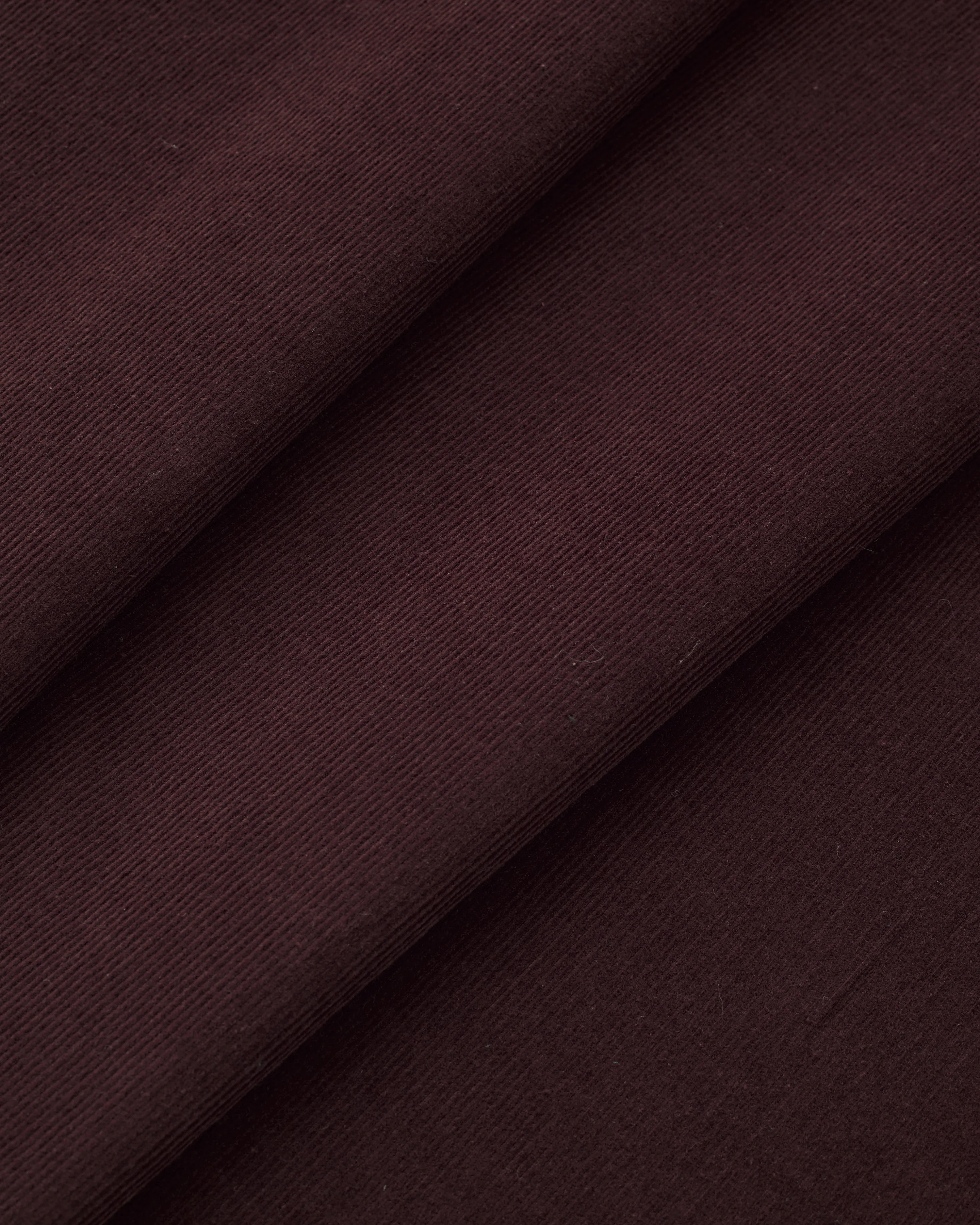 Chocolate Plum Feather Soft Cotton Corduroy - Image 2