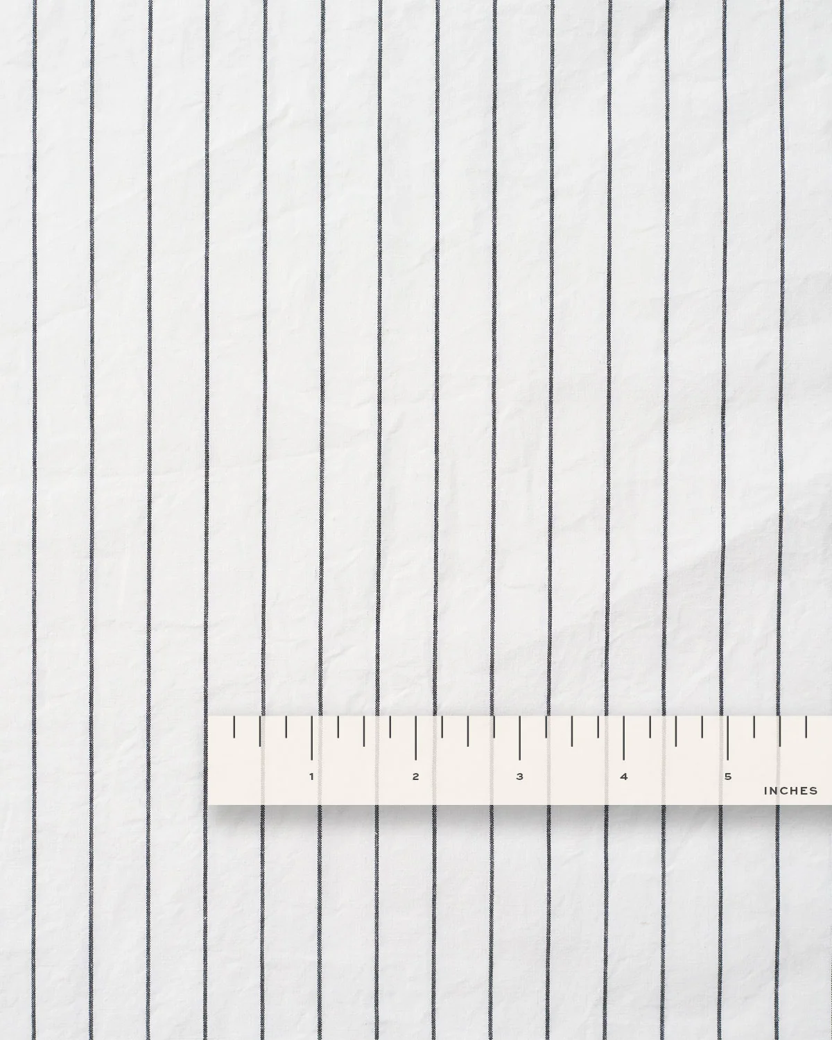 Classic Black and White Stripe Luxury Cotton Linen - Image 4