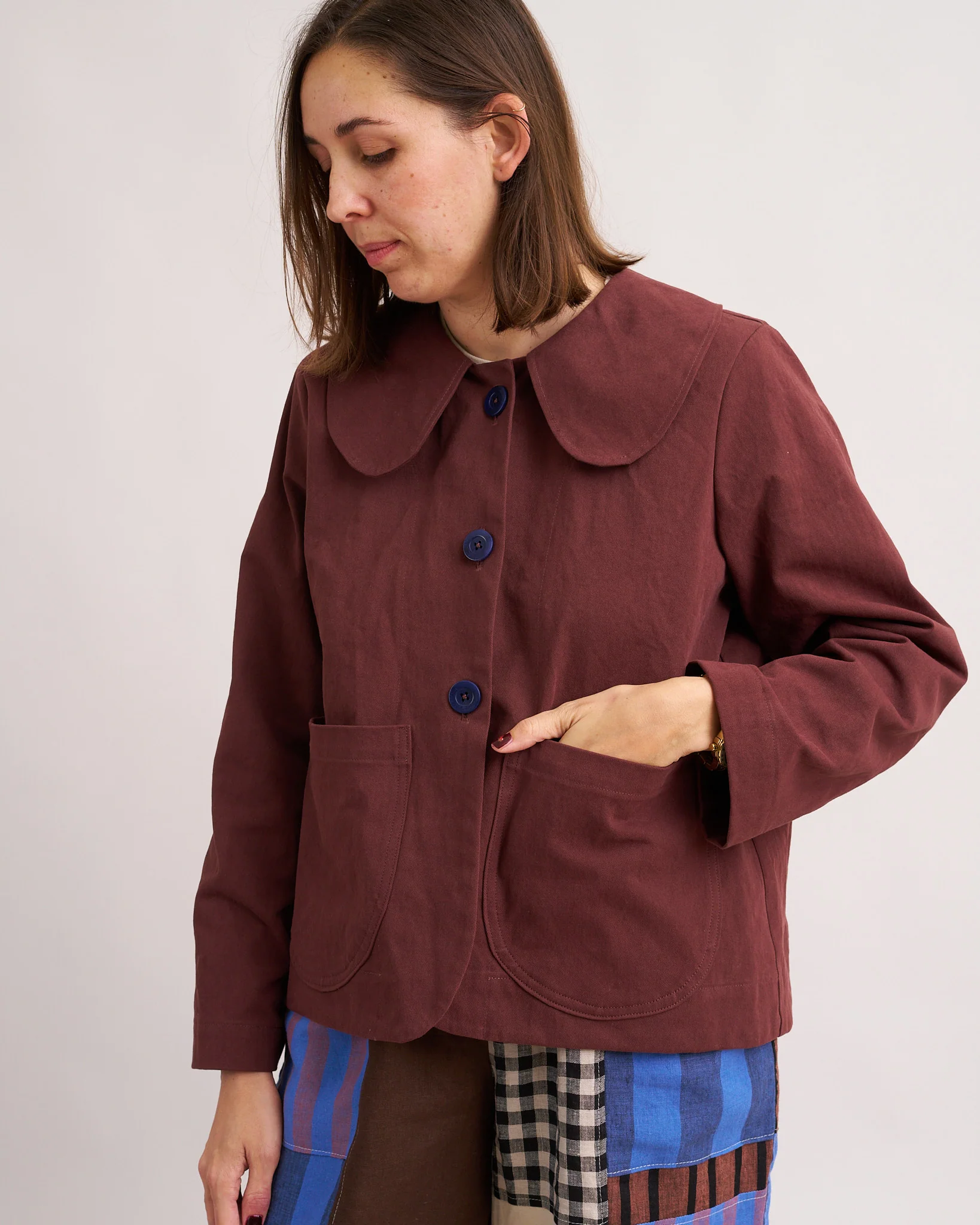 Storybook Swing Coat PDF Sewing Pattern | Oversized Collar Coat - Image 3