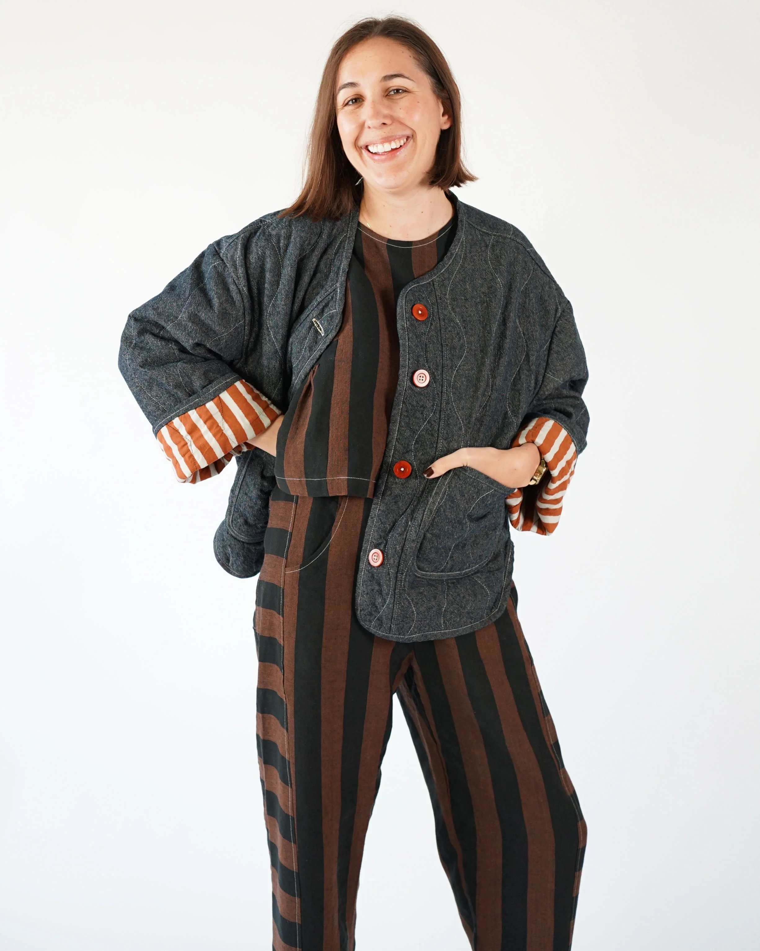 Homebody Quilted Jacket PDF Sewing Pattern - Image 16