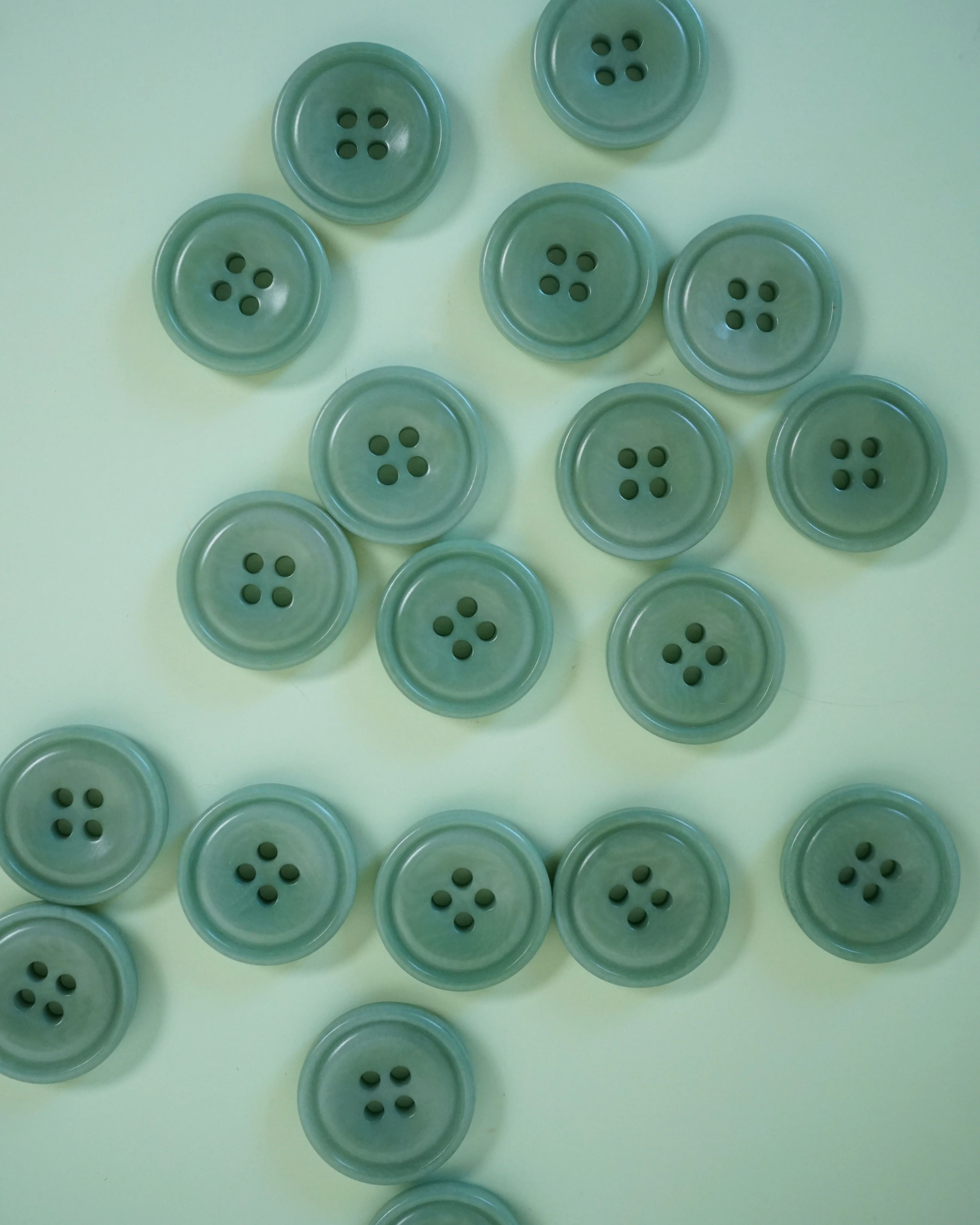Jadite 3/4" Corozo Nut Buttons - Image 2