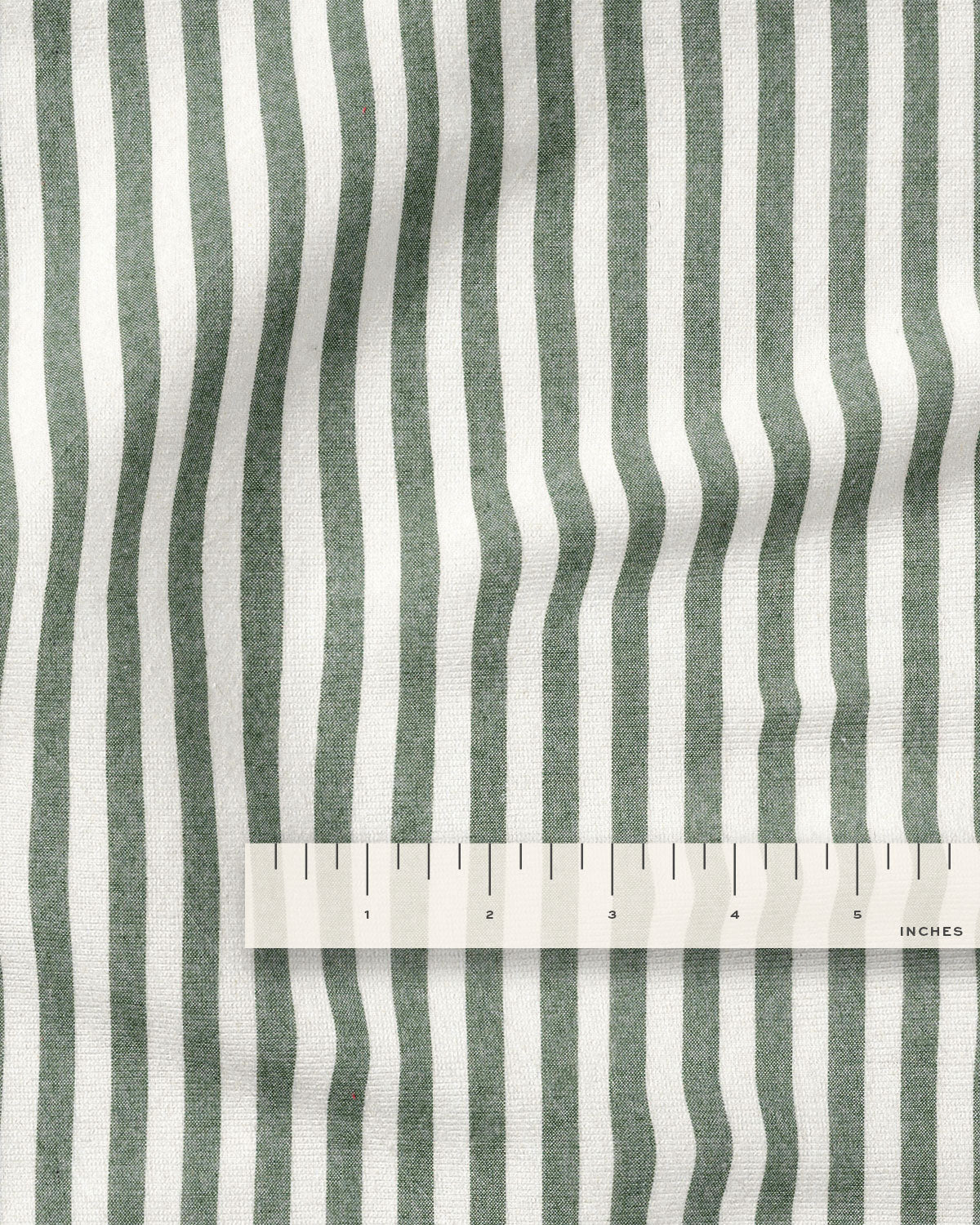 Juniper Green Big Market Stripe Cotton - Image 3