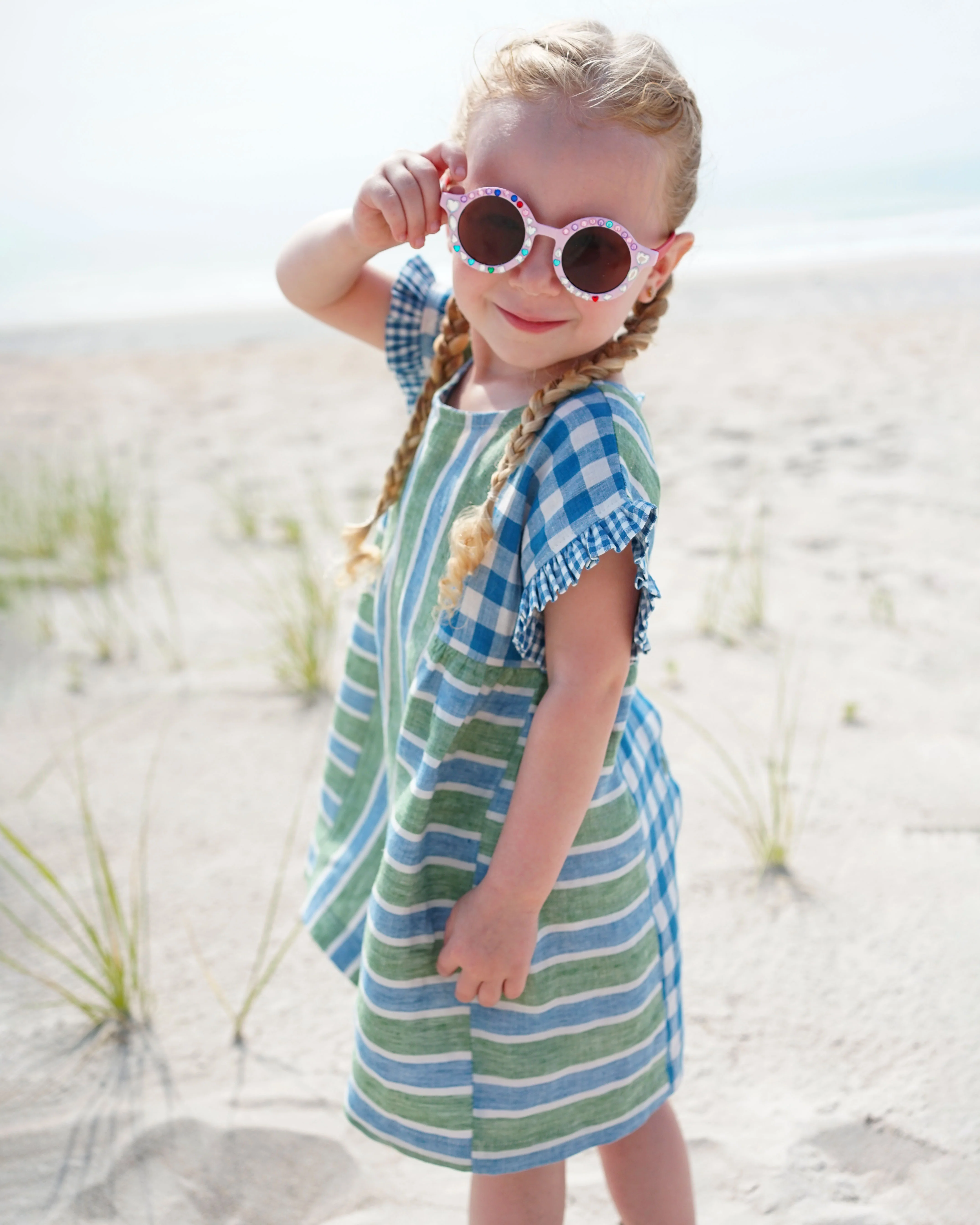 Kids Collage Gather Dress PDF Sewing Pattern - Image 3