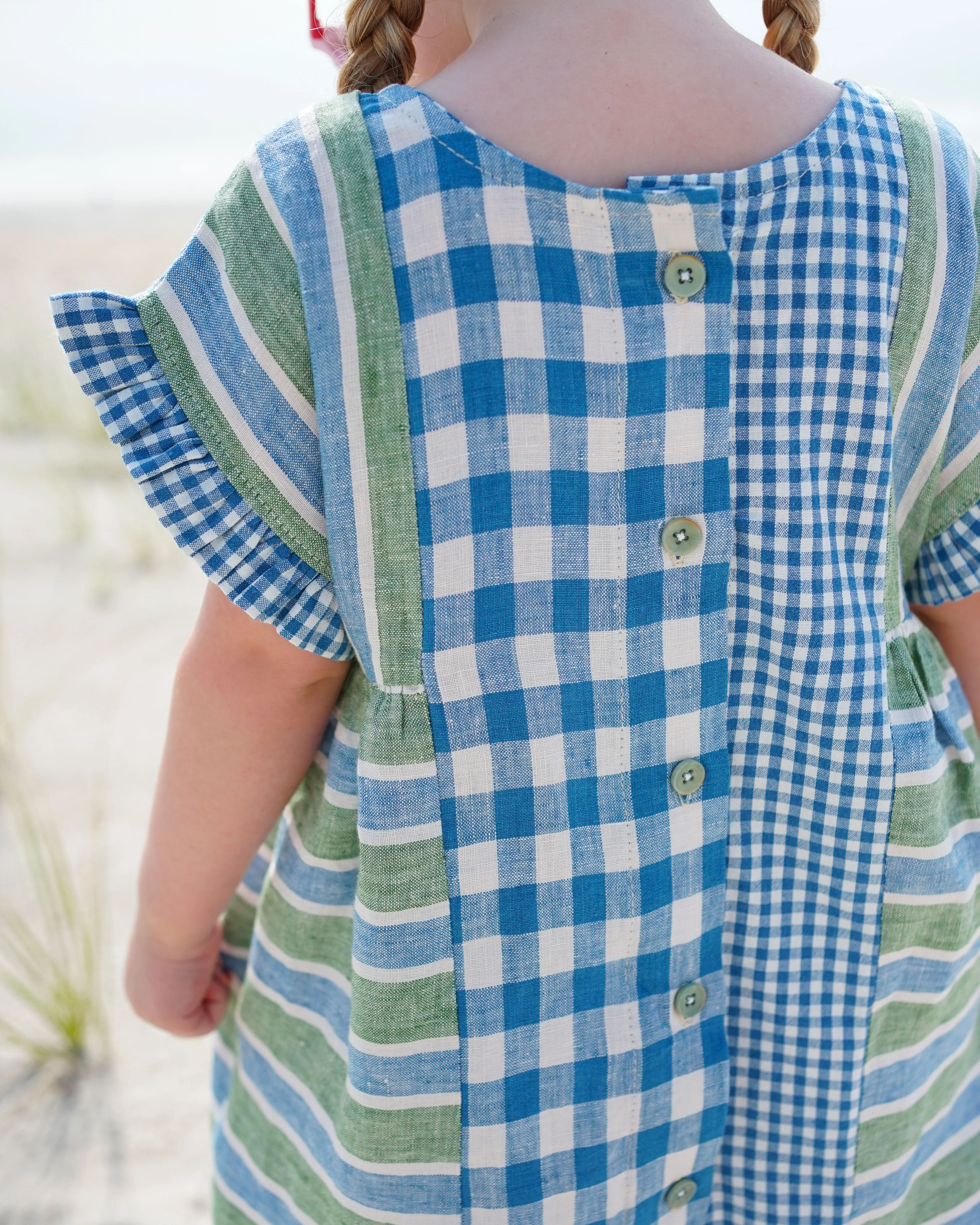 Kids Collage Gather Dress PDF Sewing Pattern - Image 6
