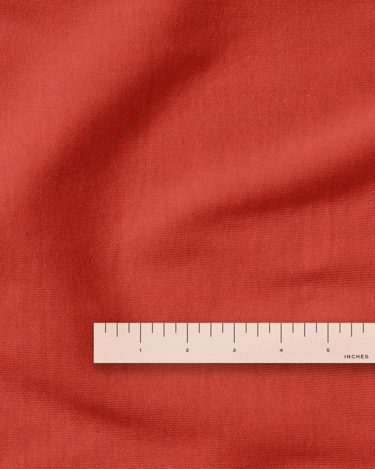 Kiss Red Cotton Linen Twill - Image 3