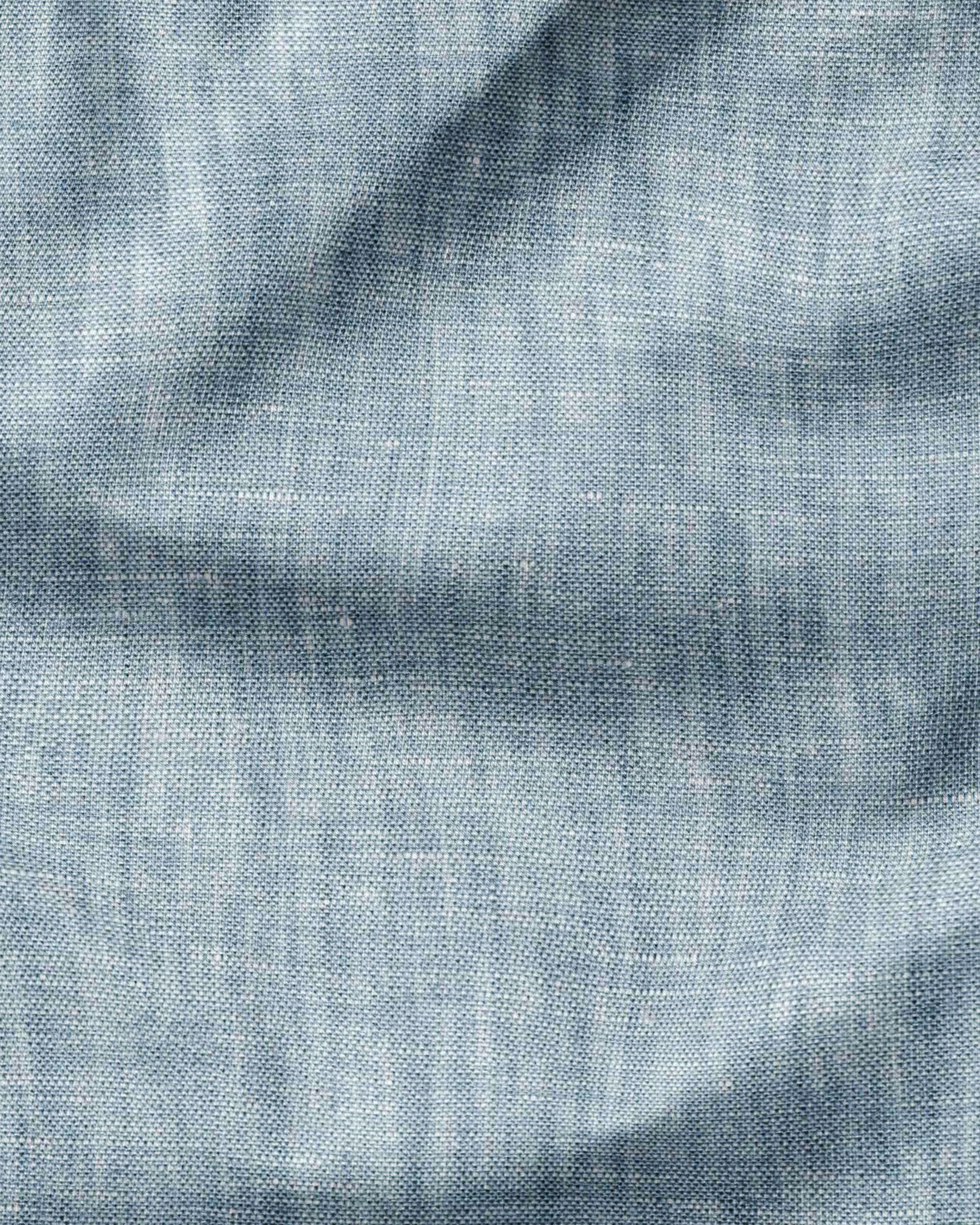 Light Blue Chambray Linen - Image 2