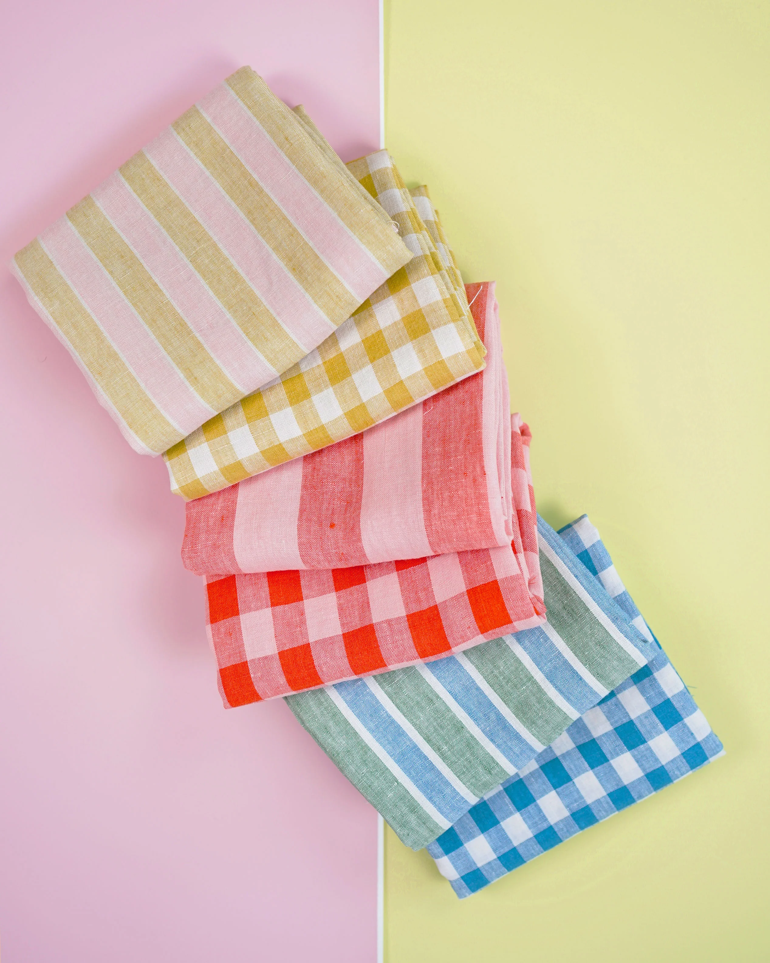 Field Stripe Washed Linen - Image 5