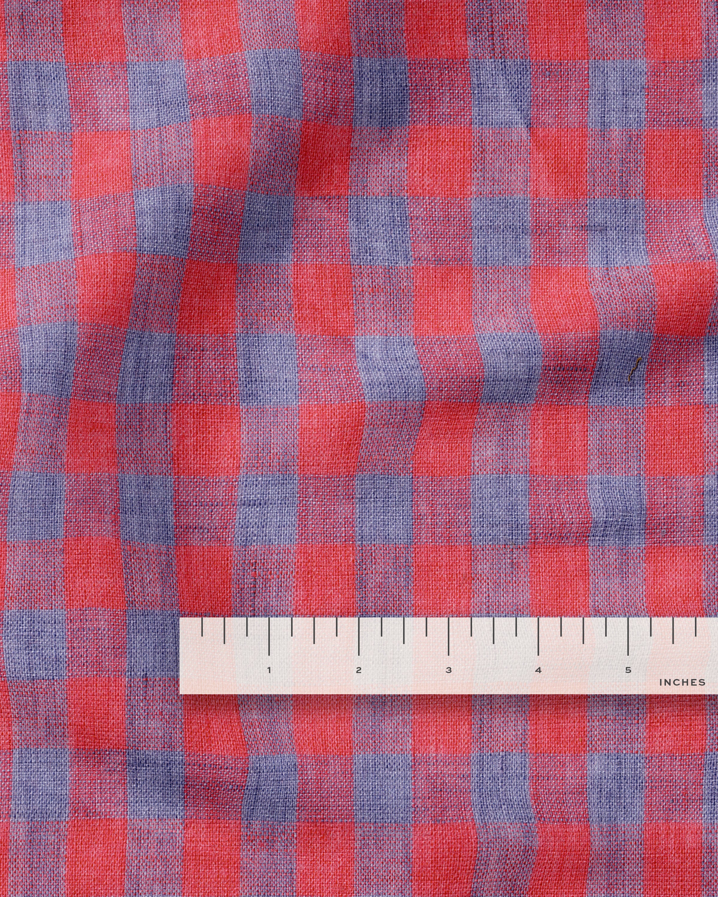 Medium Party Punch Gingham Linen - Image 3