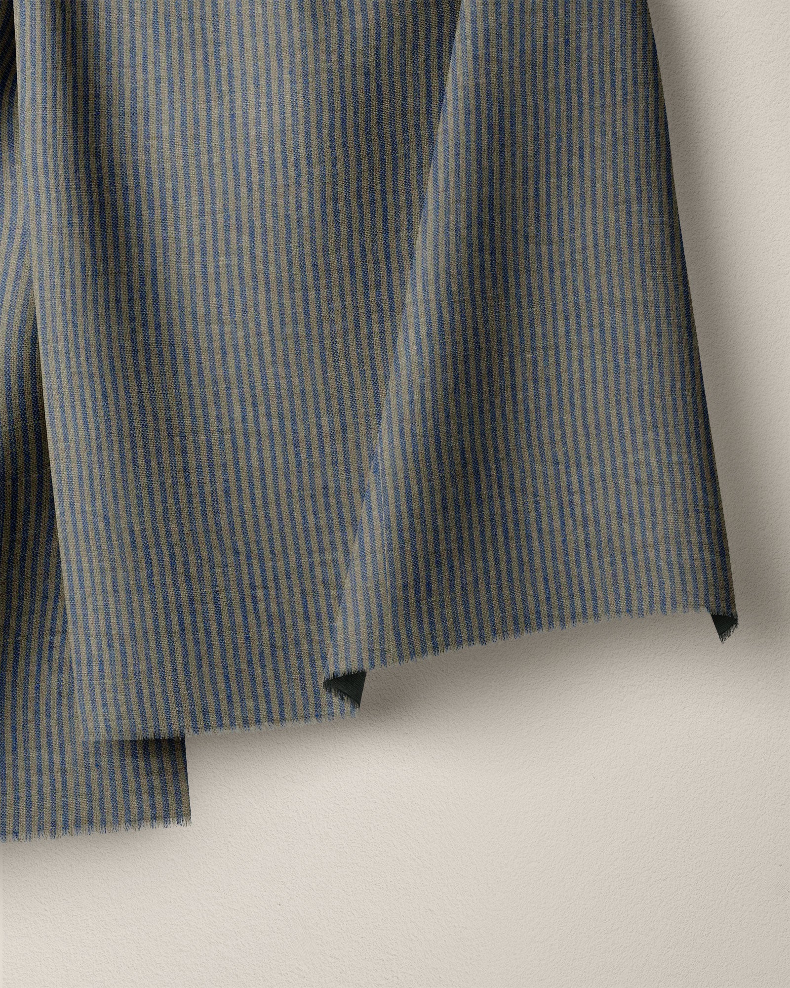 Moonbeam Thin Stripe Linen - Image 2