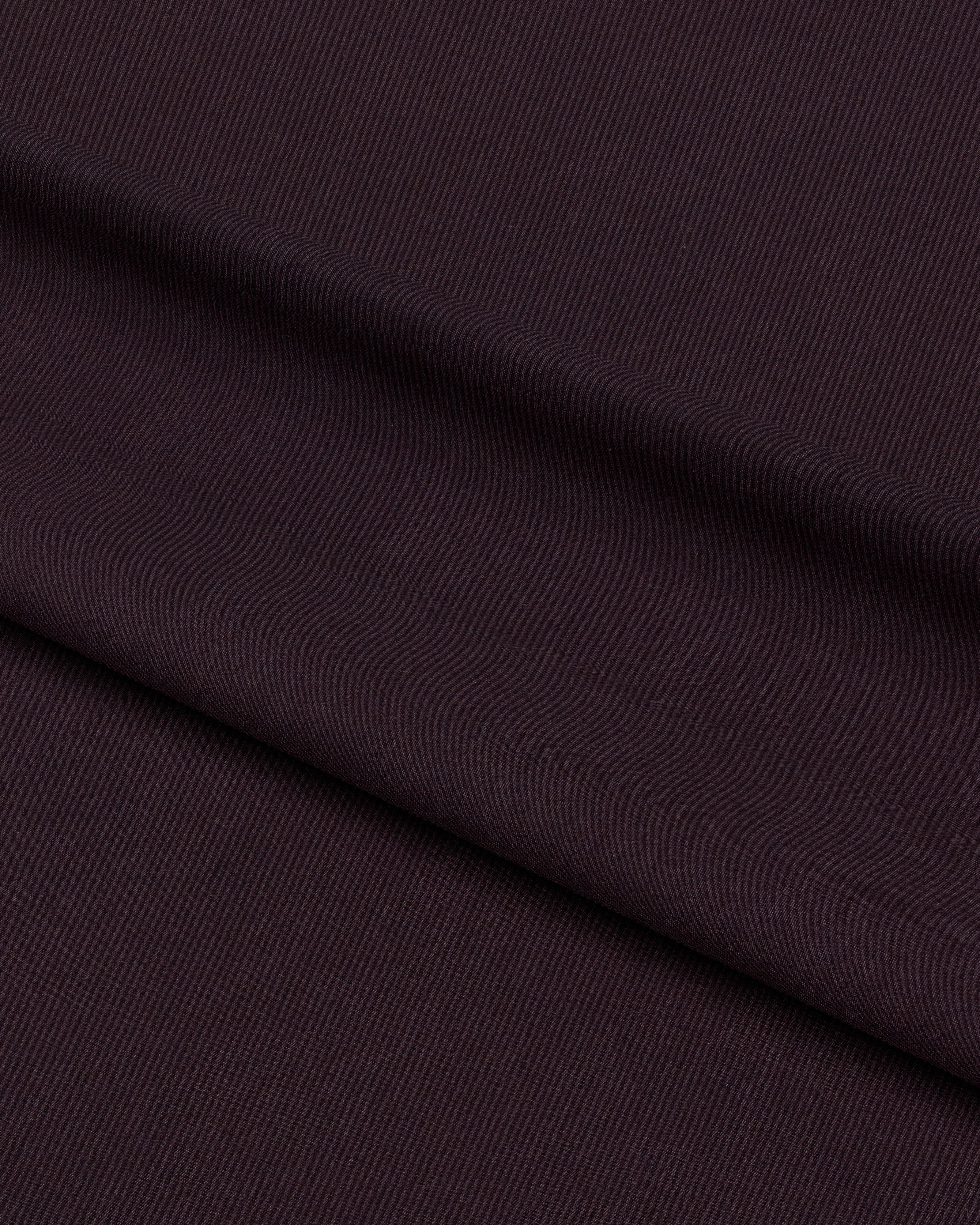 Night Plum Brushed Bull Denim - Image 2
