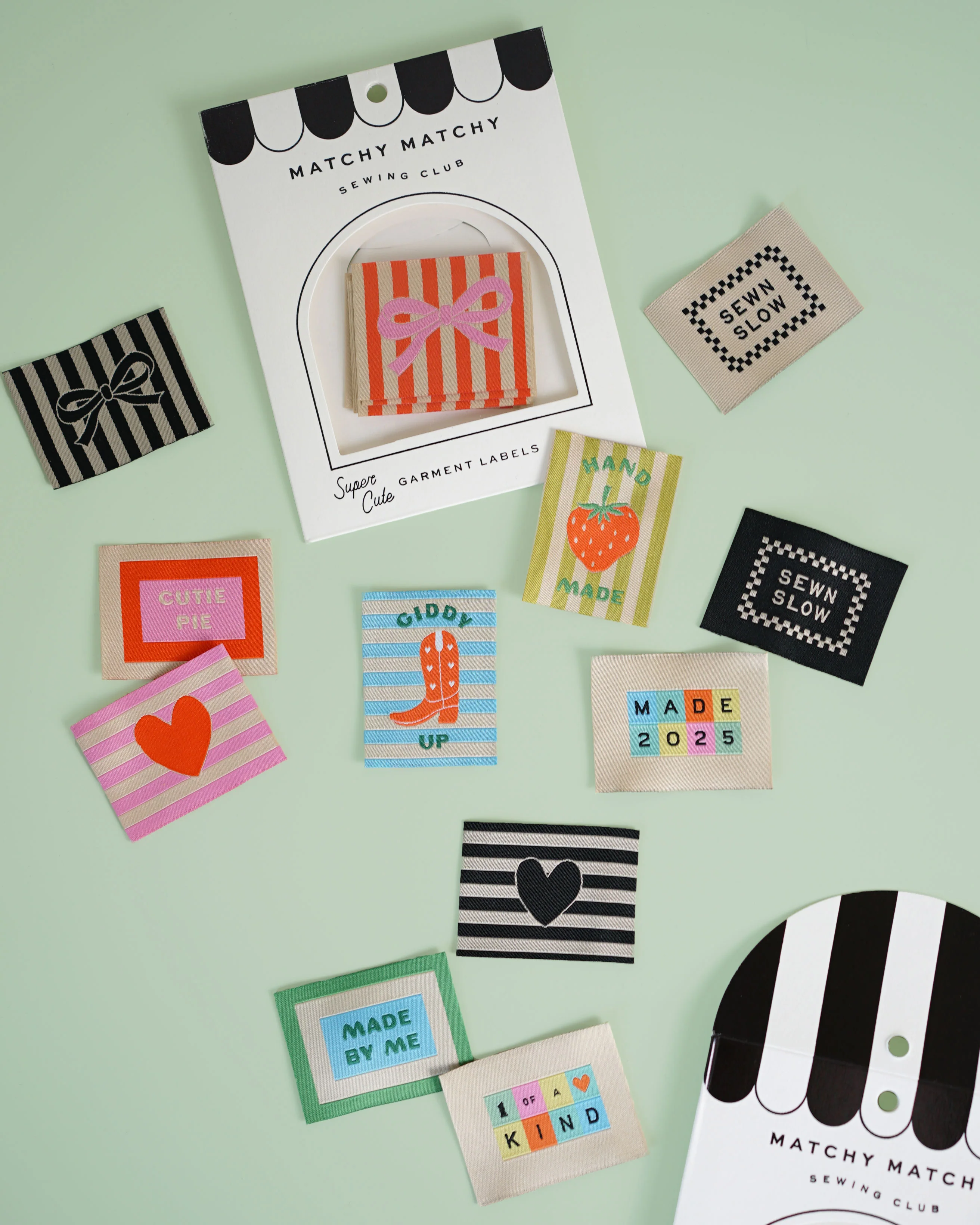 Black Heart Large Garment Labels - Image 3