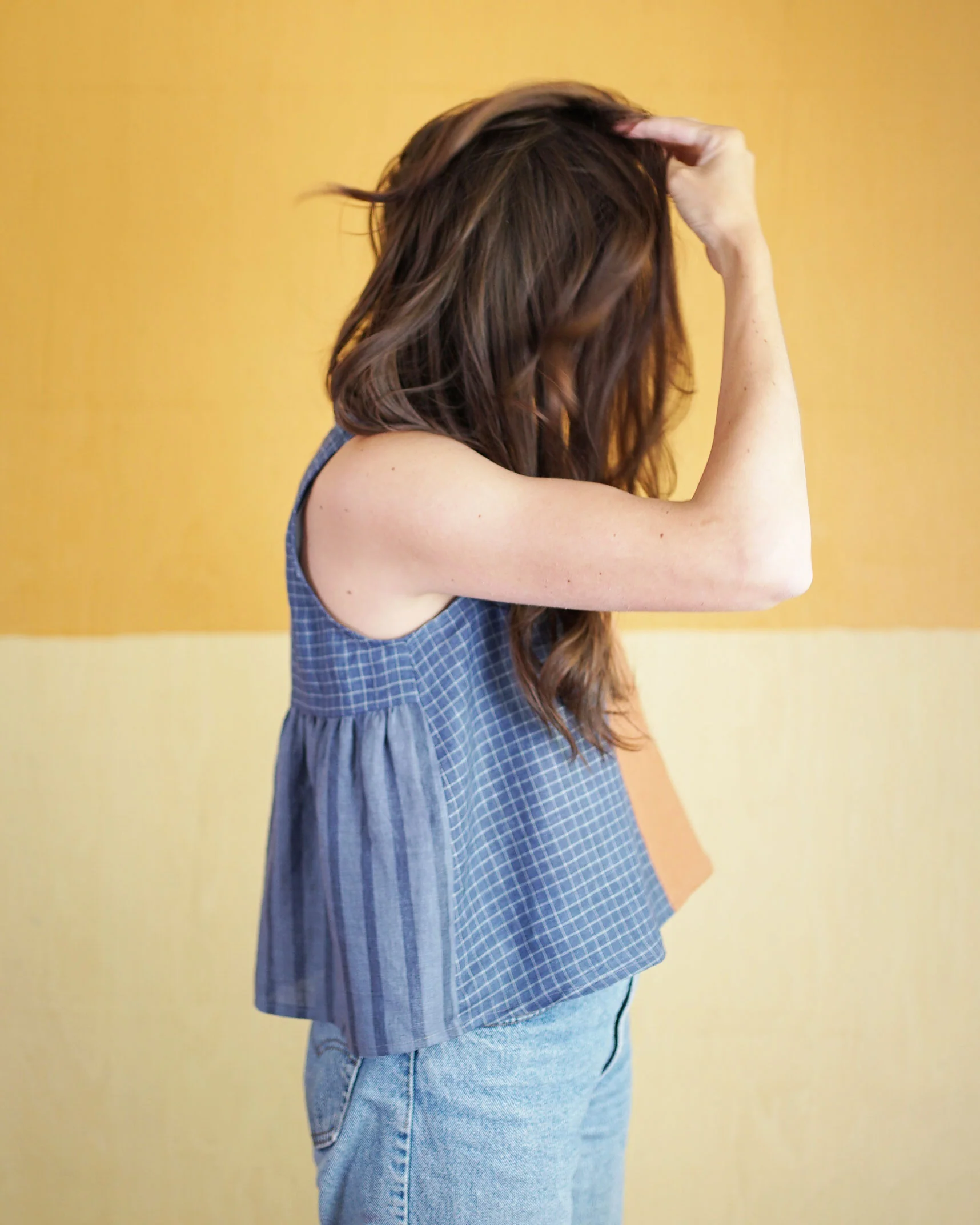 Peplum Split Tank PDF Sewing Pattern - Image 3