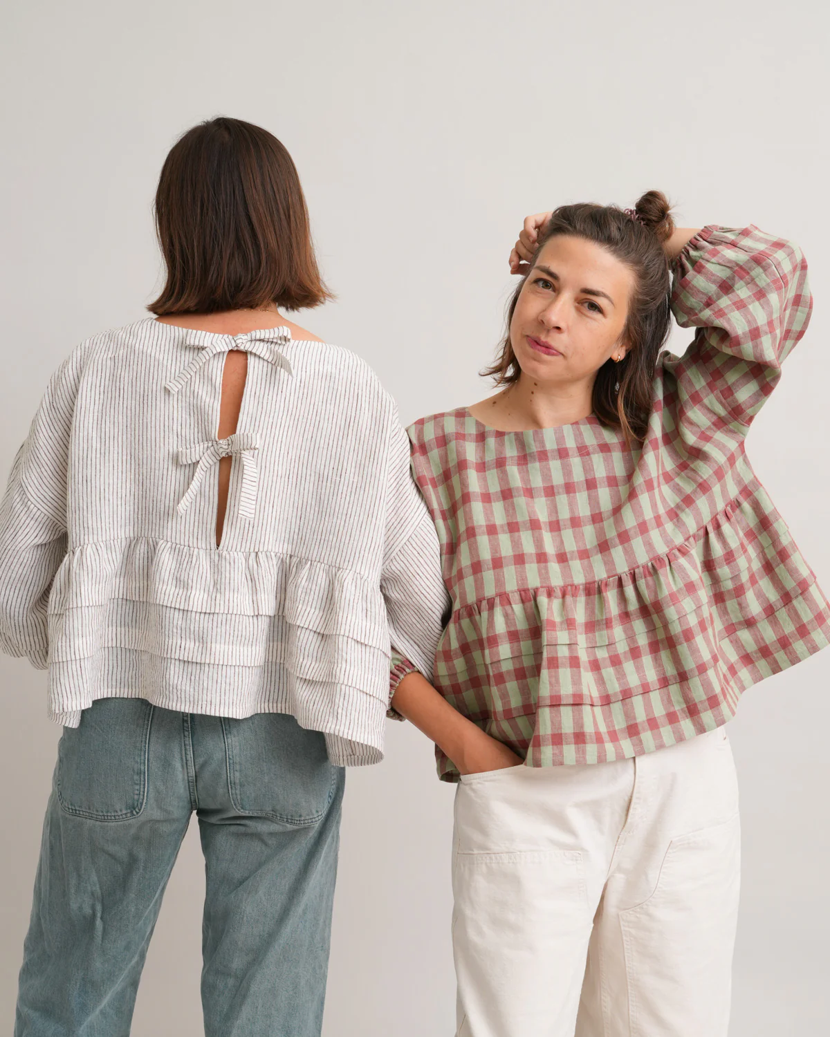 Pintuck Poet Blouse PDF Sewing Pattern | Romantic Gathered Blouse - Image 11