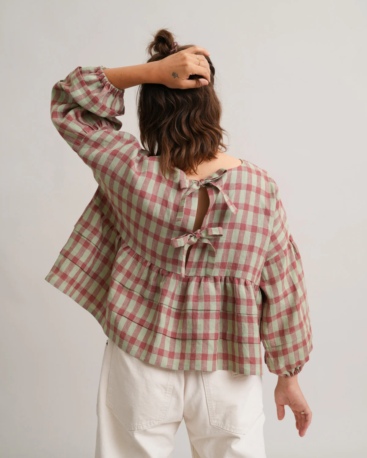 Pintuck Poet Blouse PDF Sewing Pattern | Romantic Gathered Blouse - Image 13