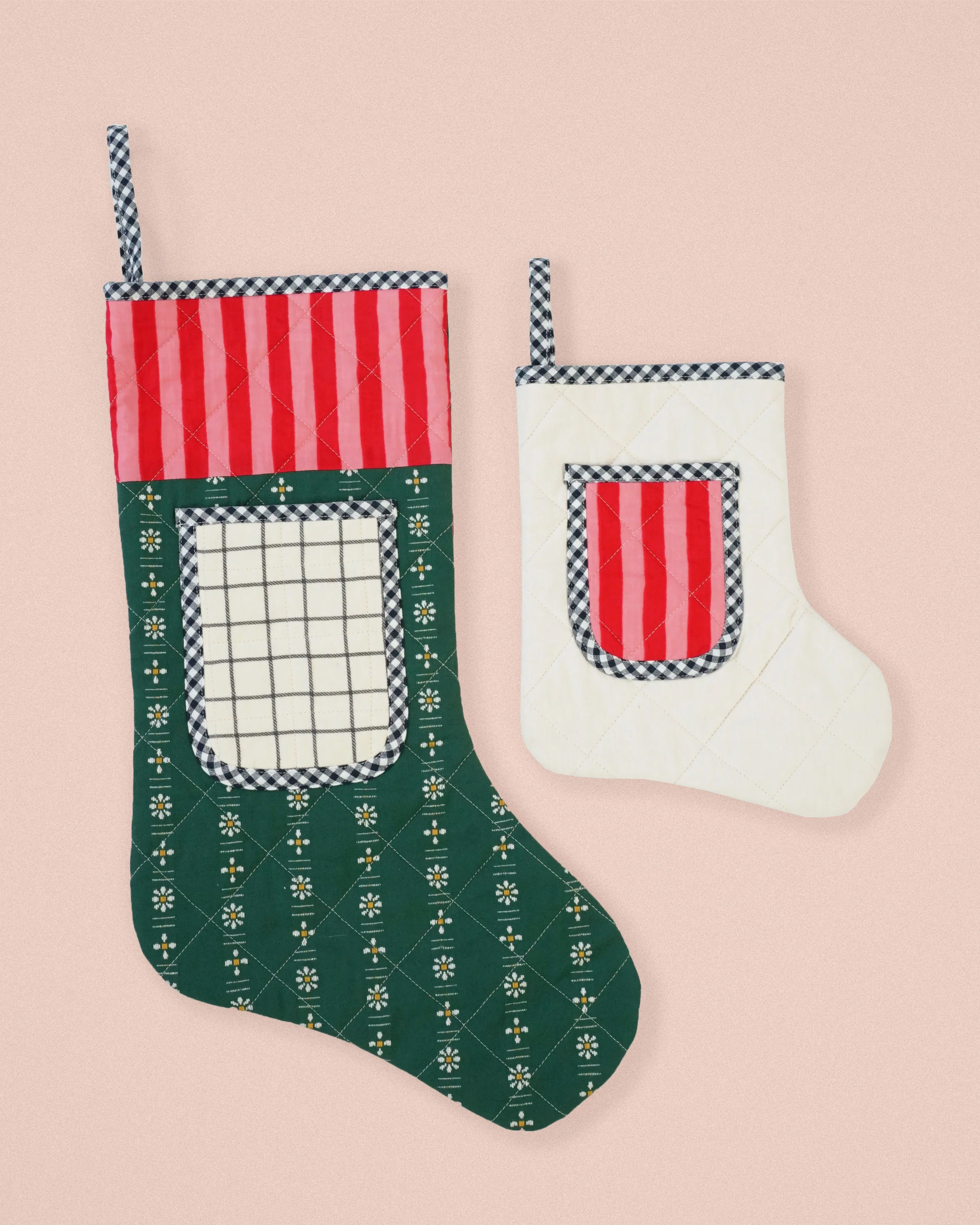 Quilted Pocket Stocking PDF Sewing Pattern - Image 8