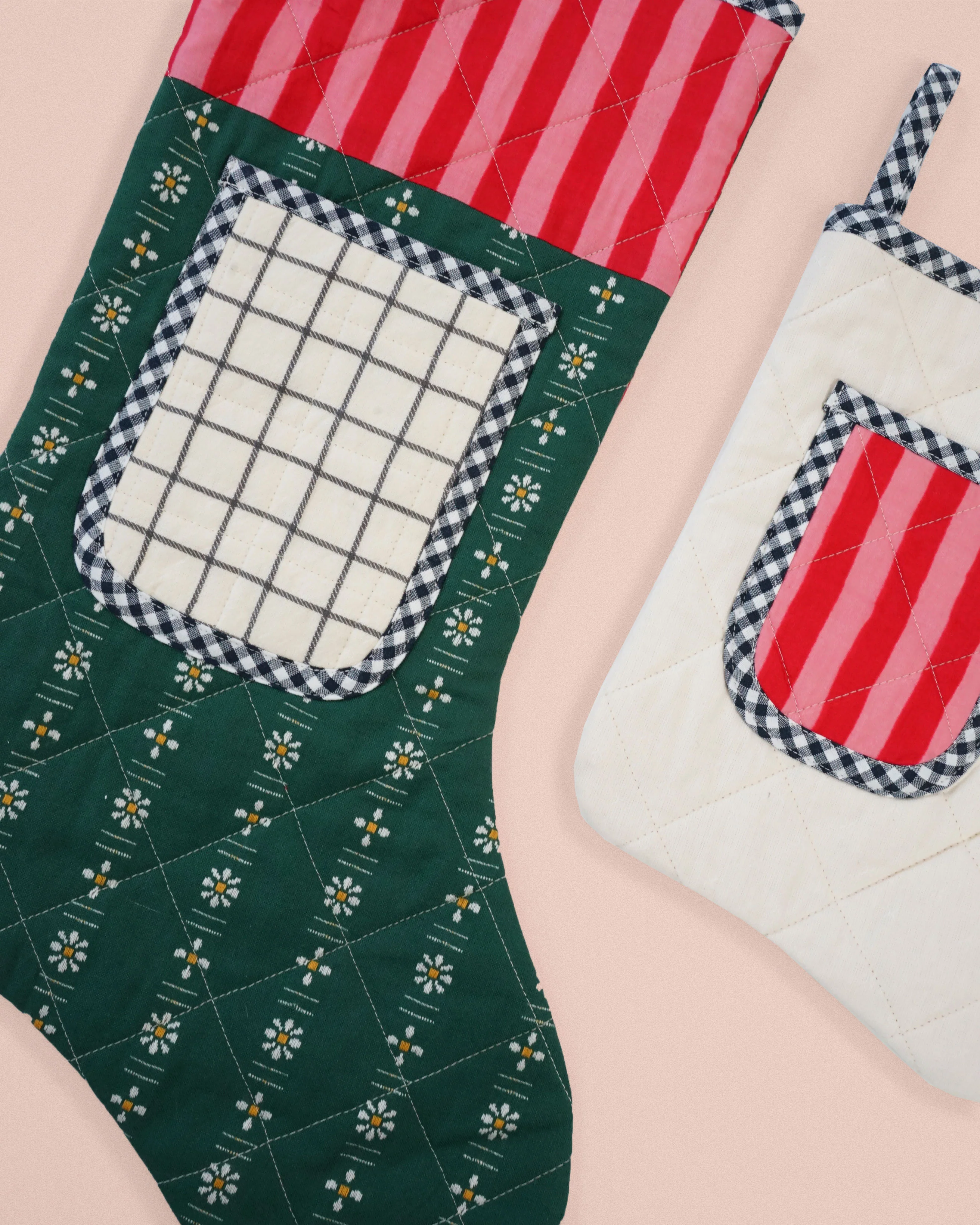 Quilted Pocket Stocking PDF Sewing Pattern - Image 9