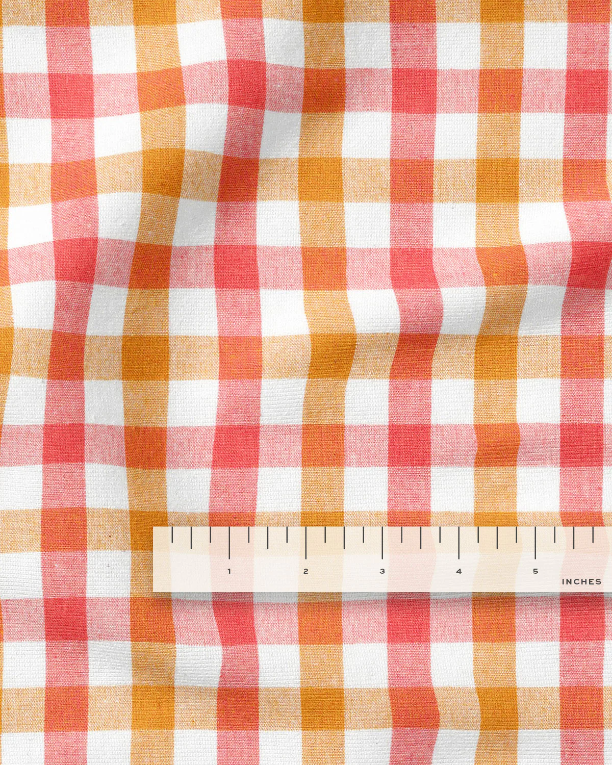 Sherbet Standard Gingham Cotton - Image 3