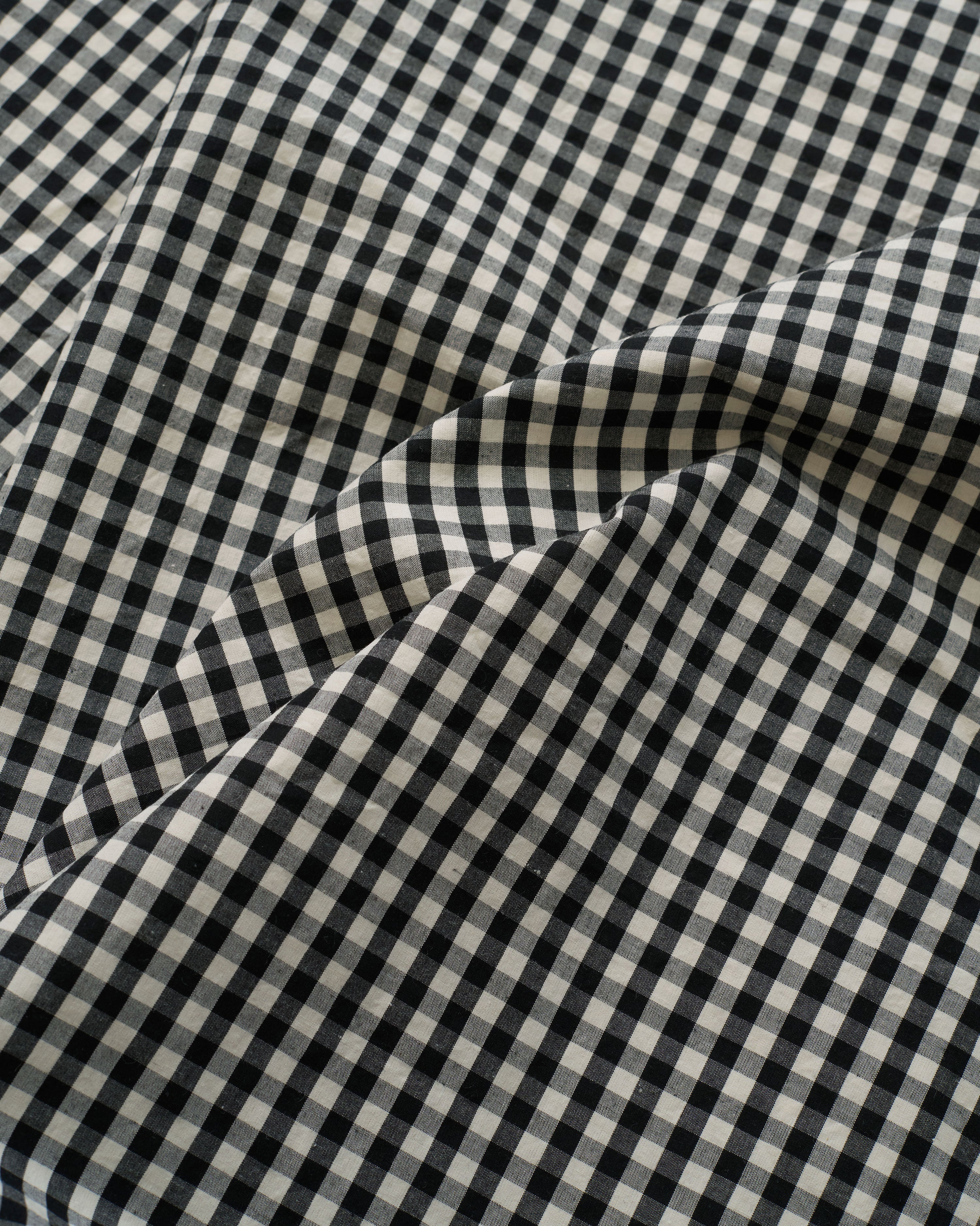 Petite Black Gingham Premium Cotton