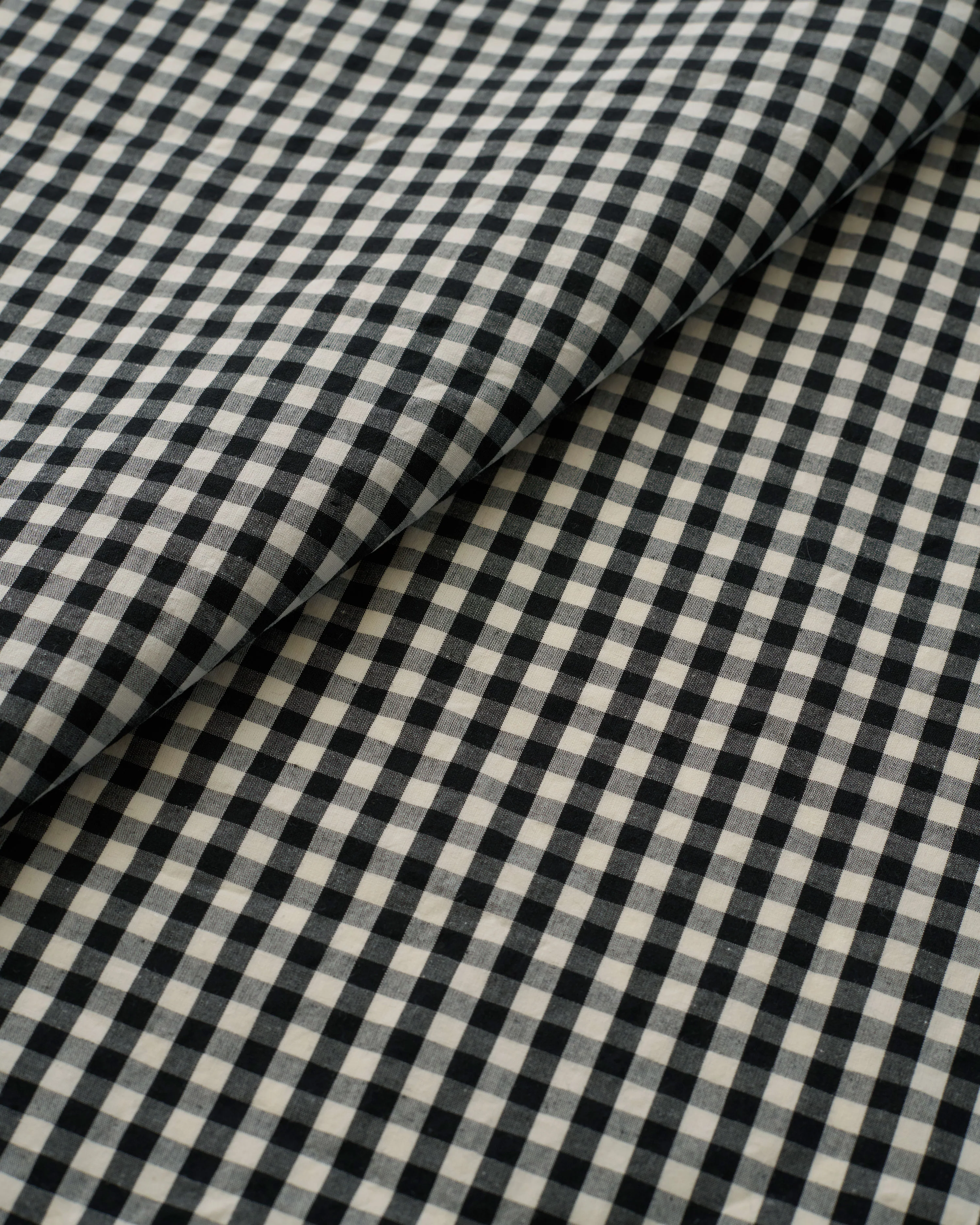 Petite Black Gingham Premium Cotton - Image 2