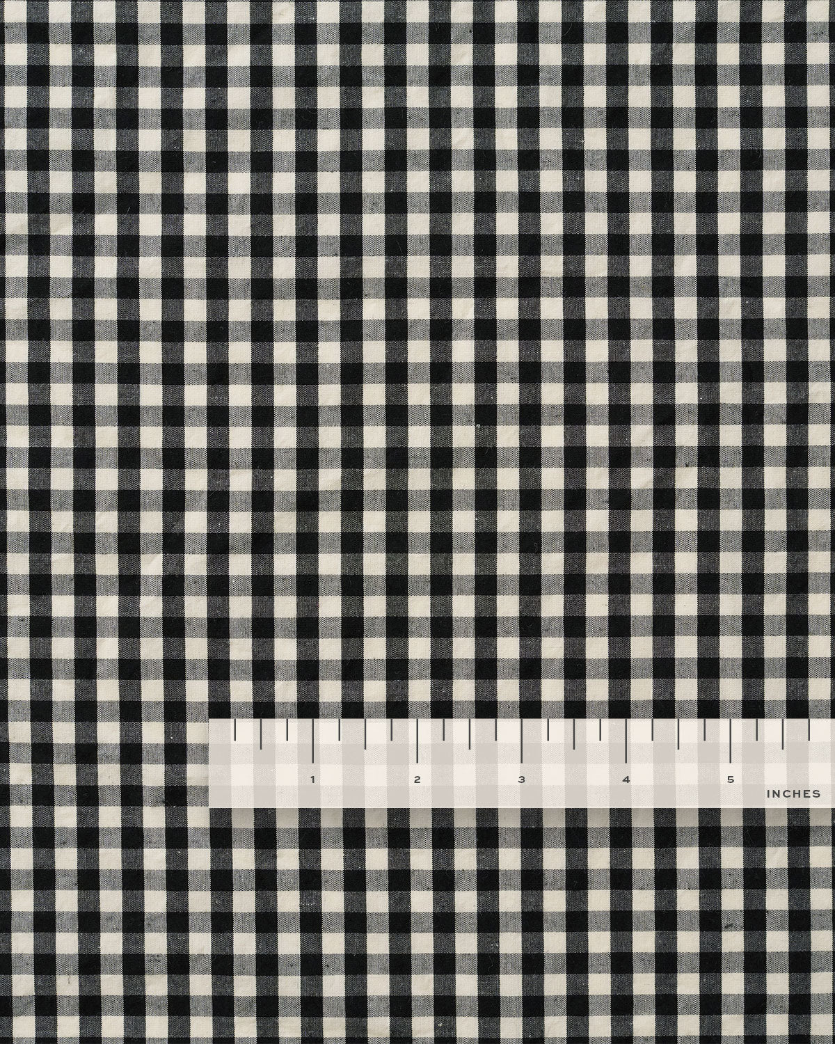 Petite Black Gingham Premium Cotton - Image 3