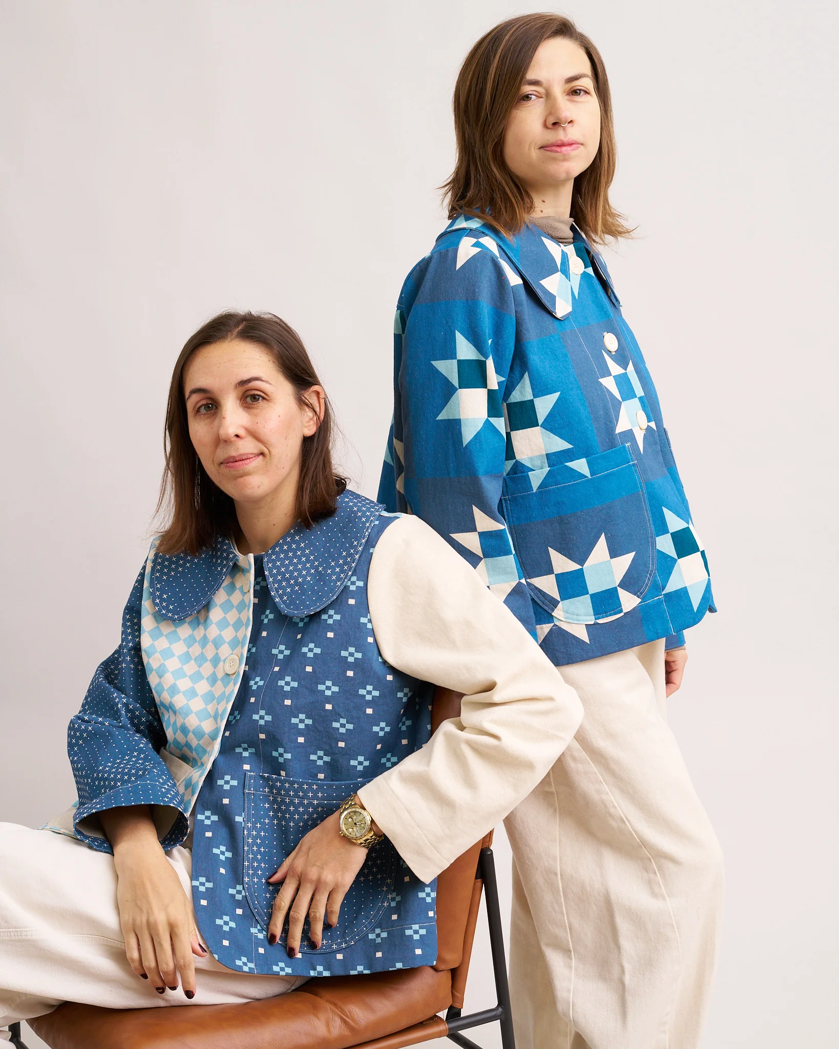 Storybook Swing Coat PDF Sewing Pattern | Oversized Collar Coat - Image 11