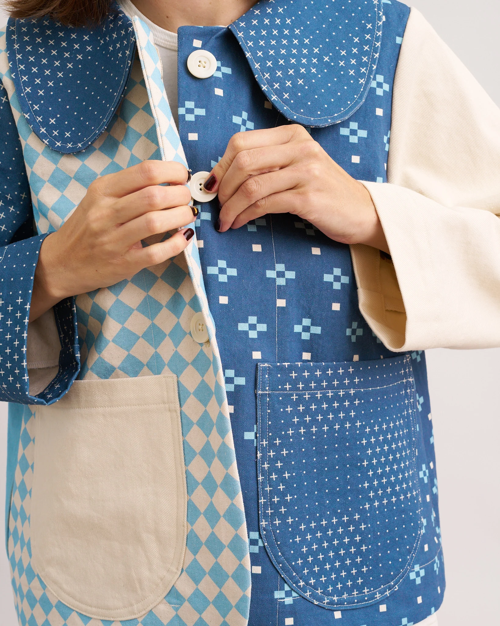 Storybook Swing Coat PDF Sewing Pattern | Oversized Collar Coat - Image 15