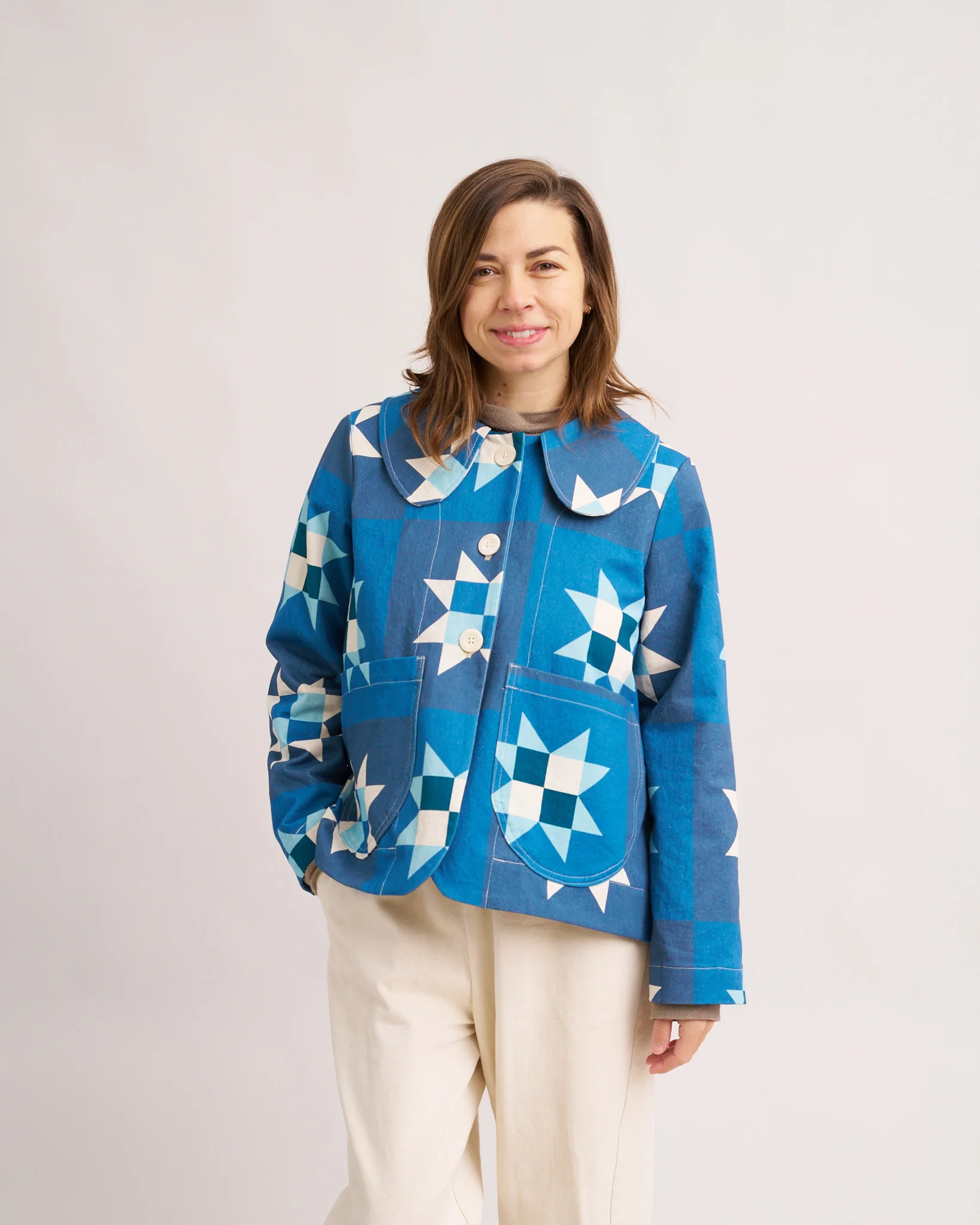 Storybook Swing Coat PDF Sewing Pattern | Oversized Collar Coat - Image 9