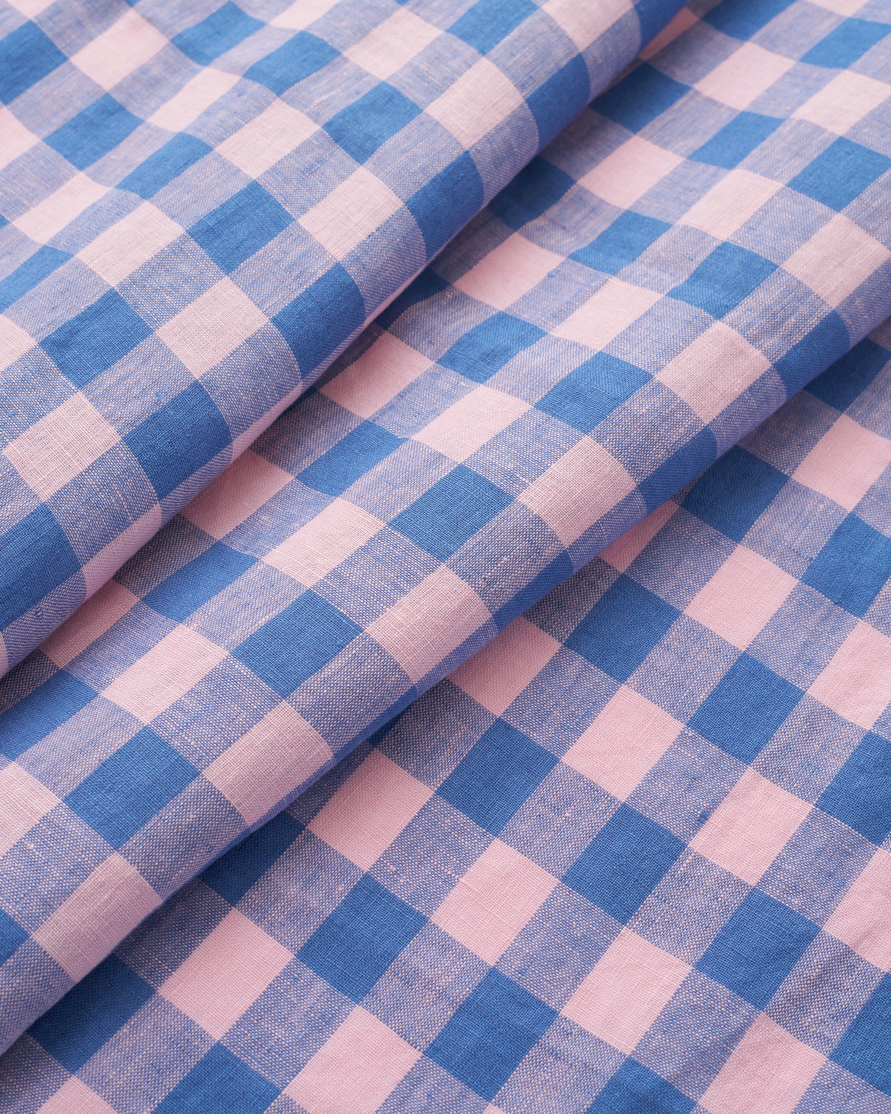 Sugarplum Large Gingham Washed Linen - Image 2