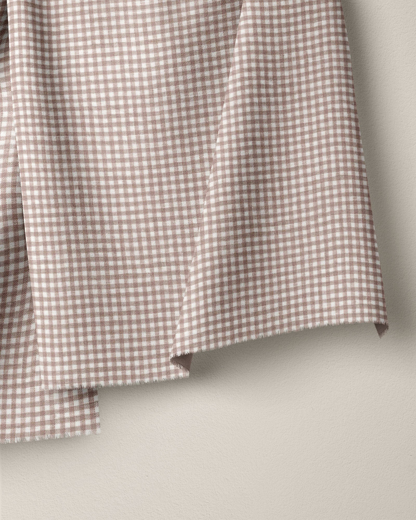Vintage Cameo Micro Gingham Linen - Image 2