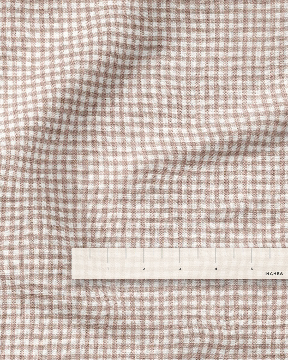 Vintage Cameo Micro Gingham Linen - Image 3