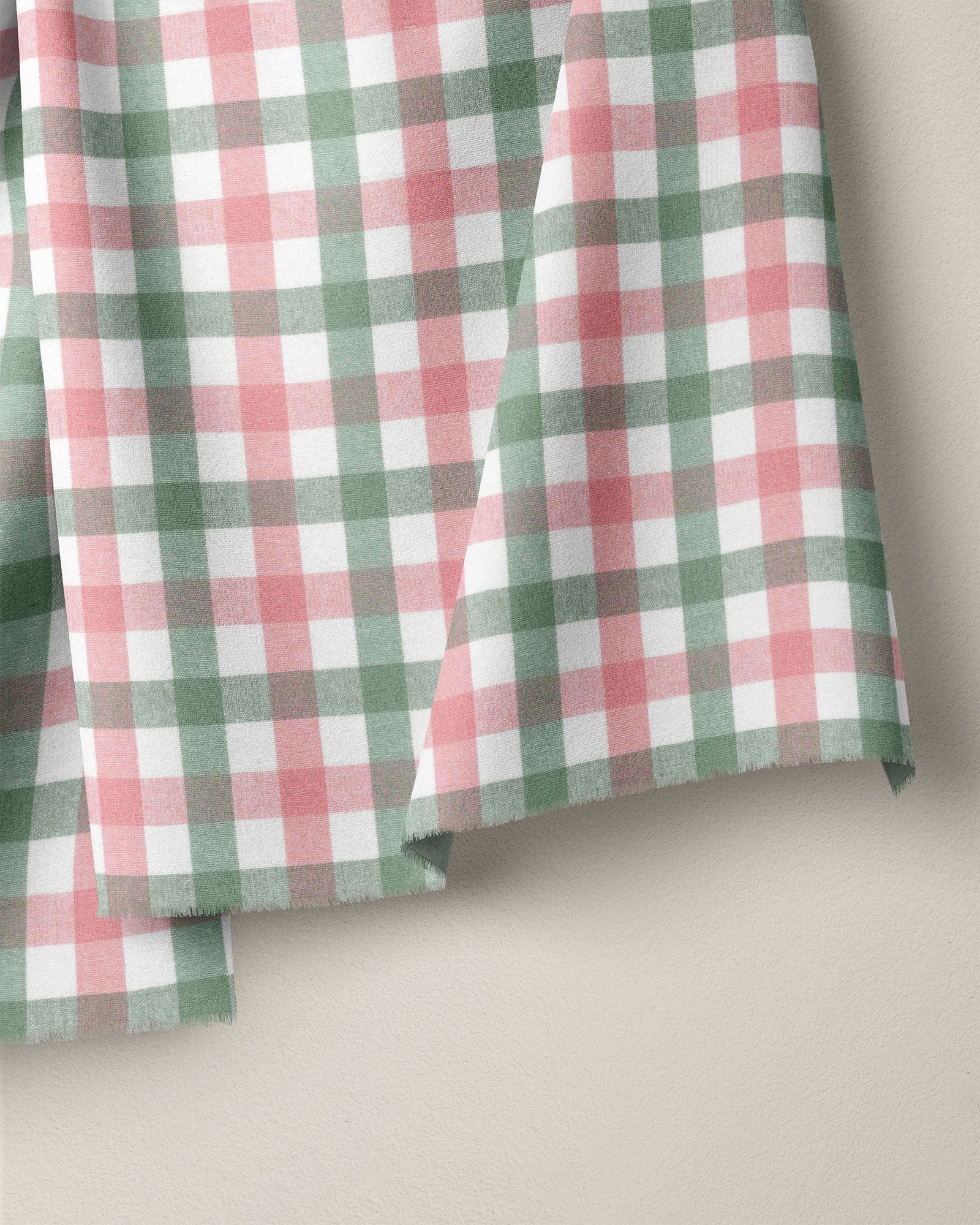 Watermelon Standard Gingham Cotton - Image 2
