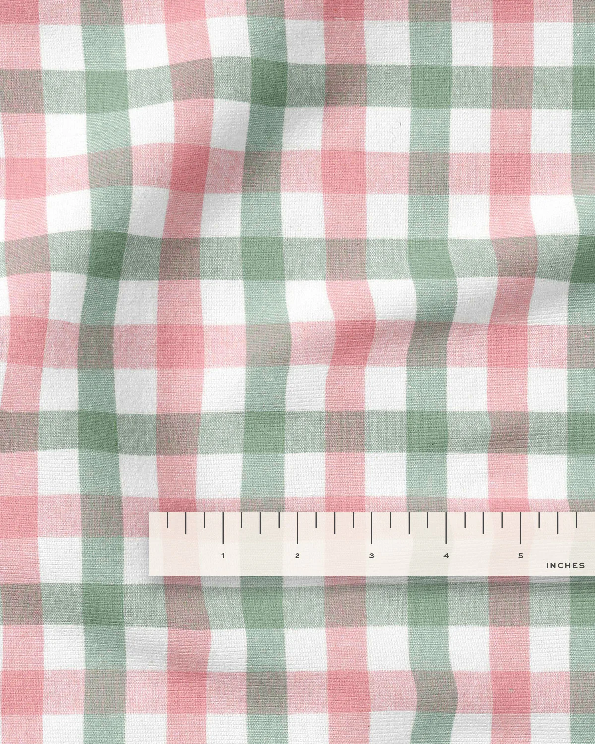 Watermelon Standard Gingham Cotton - Image 3