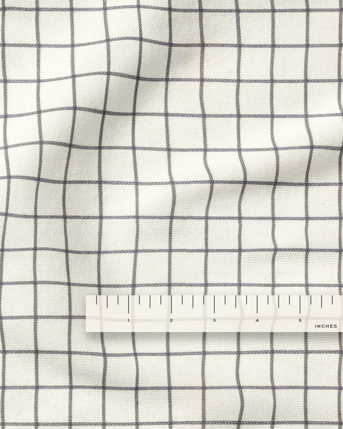 Window Pane Check Cotton - Image 3