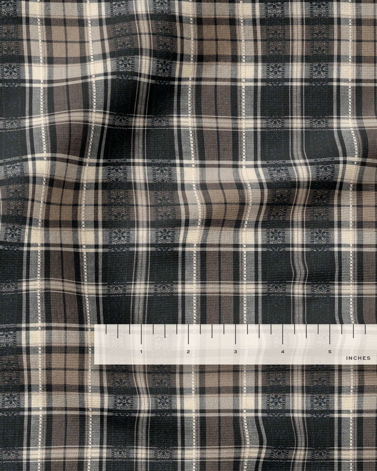Winter Chalet Plaid Cotton Jacquard - Image 3